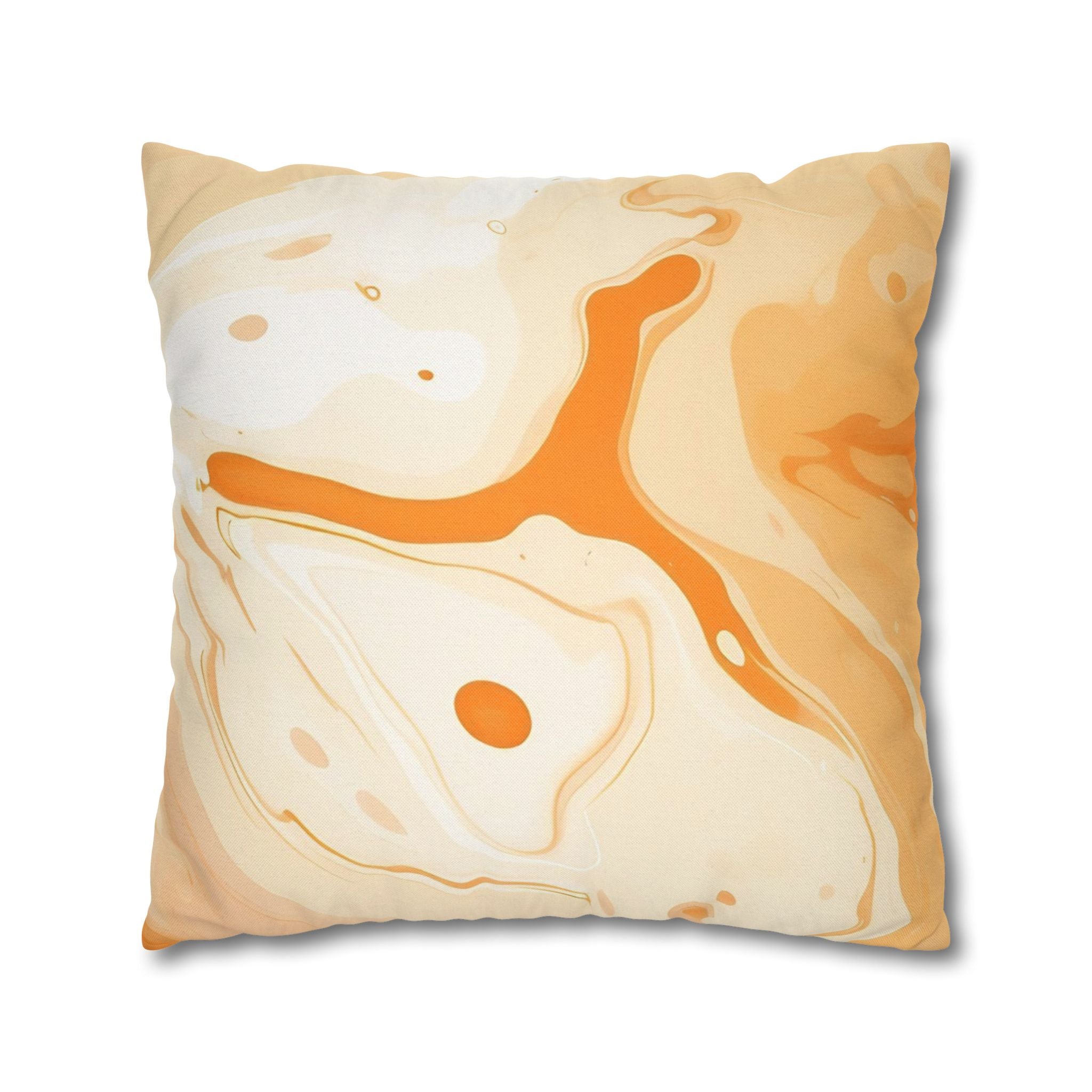 Spun Polyester Square Pillowcase
