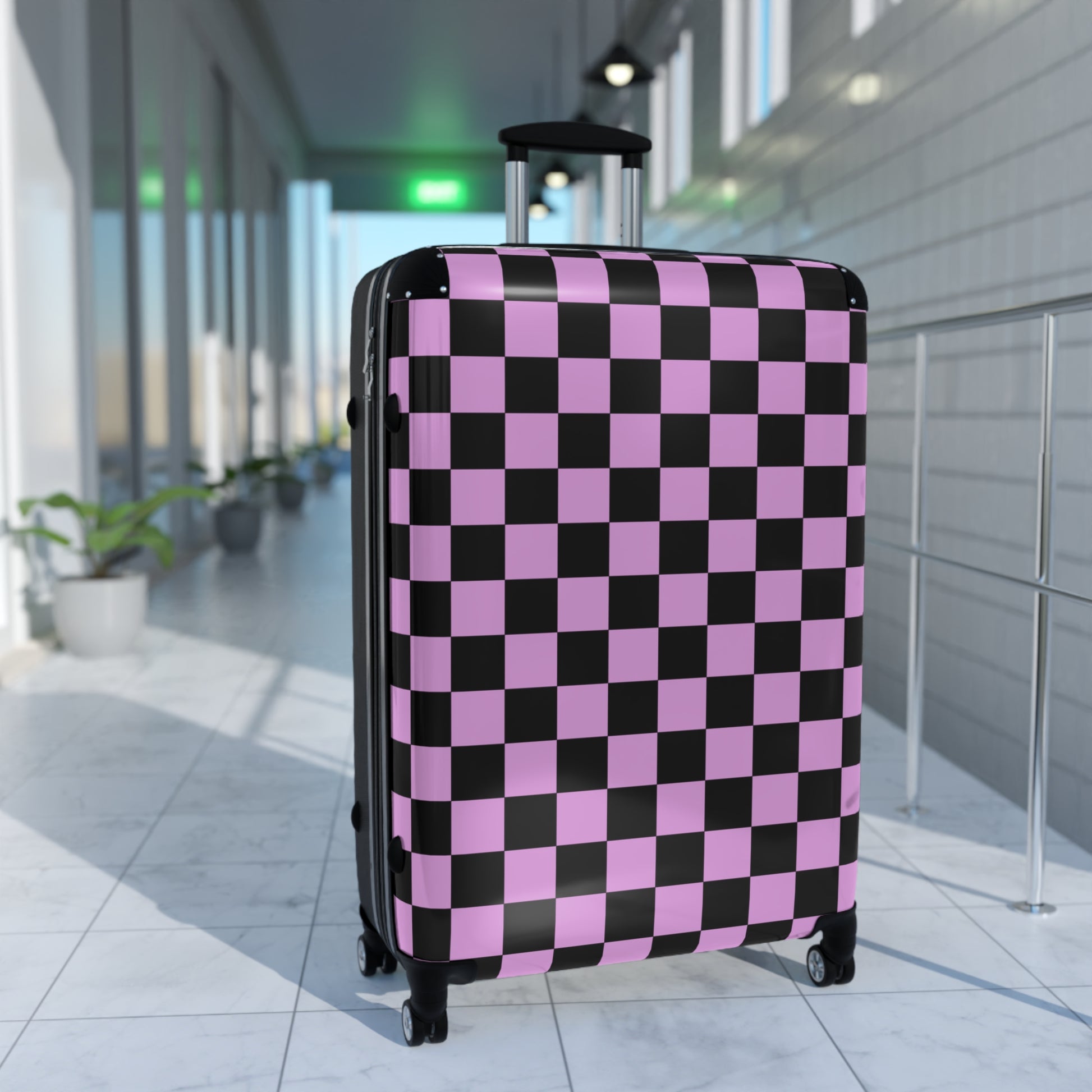 Pixel Punk Vision Suitcase, Artsulli - Art is Long, Life is Short, Bags, , , , , , , 