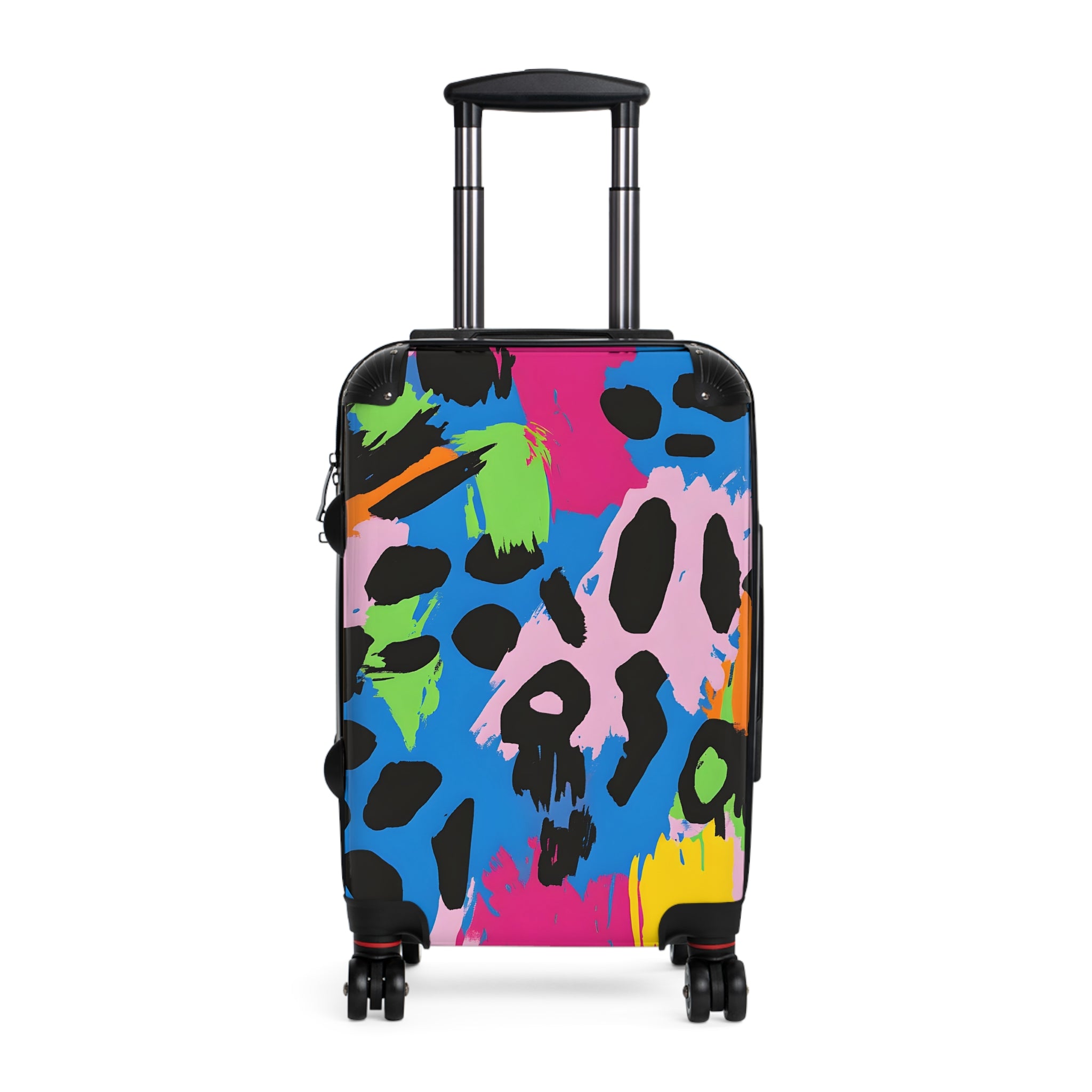 90s Neon Suitcase, Artsulli - Art is Long, Life is Short, Bags, Size, Small, Color, Black, , , 16629280054967939702