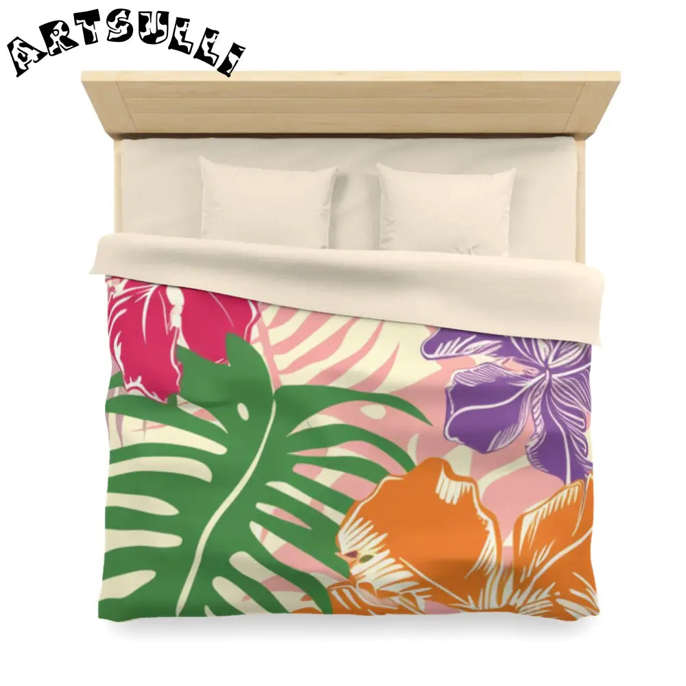 JAKKOUTTHEBXX Tropical Floral High Quality Duvet Cover 2025