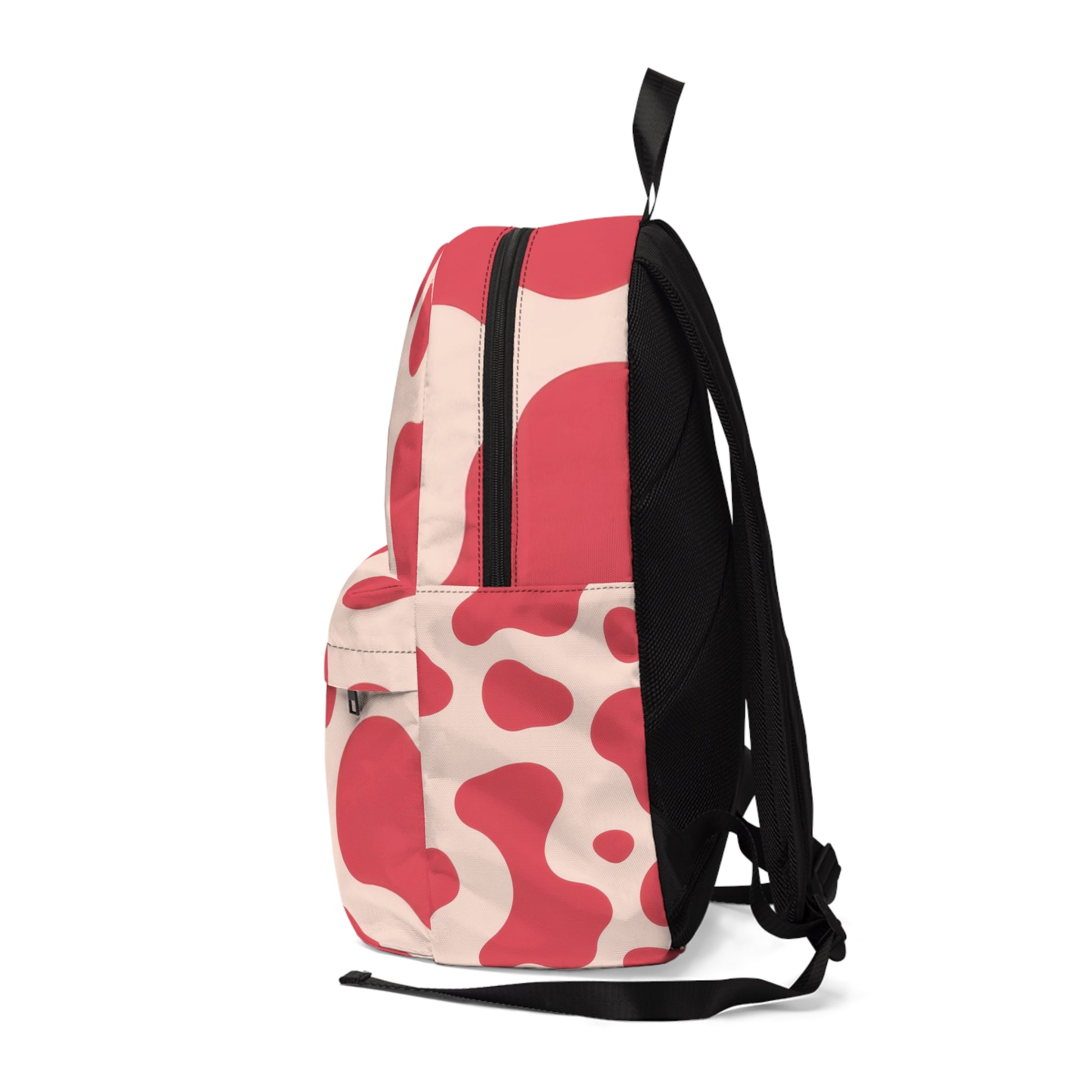 Red Jungle Cow Unisex Classic Backpack, Artsulli - Art is Long, Life is Short, Bags, , , , , , , 