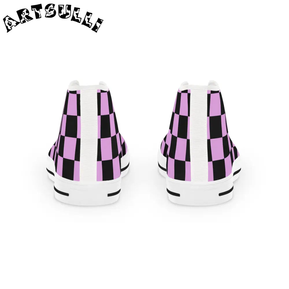 JAKKOUTTHEBXX Pixel Punk Vision Men’s High Top Sneakers