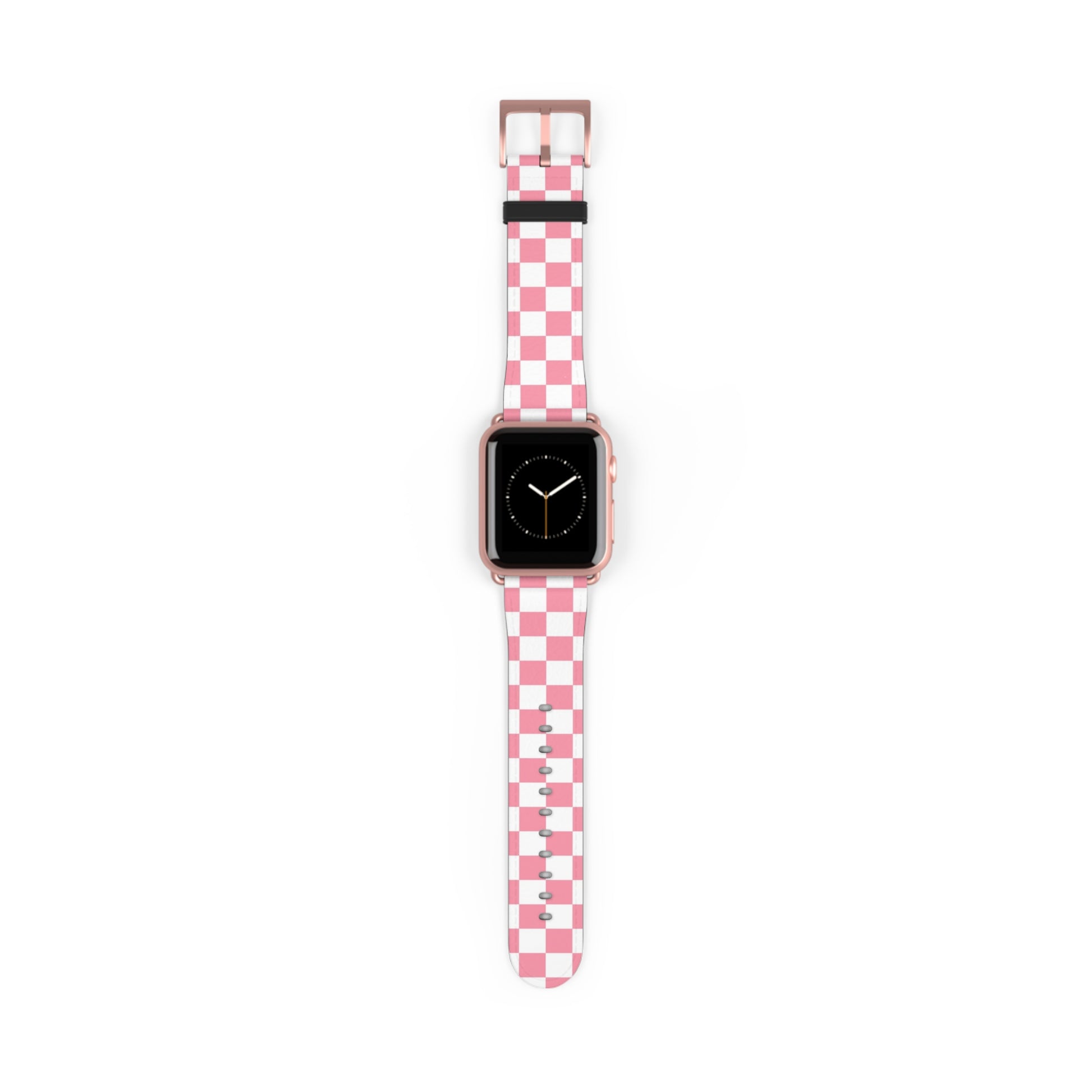 Brigandine Checkered Scene Watch Band, Artsulli - Art is Long, Life is Short, Accessories, Size, 38 - 41 mm, Color, Rose Gold Matte, , , 21372036682127287481