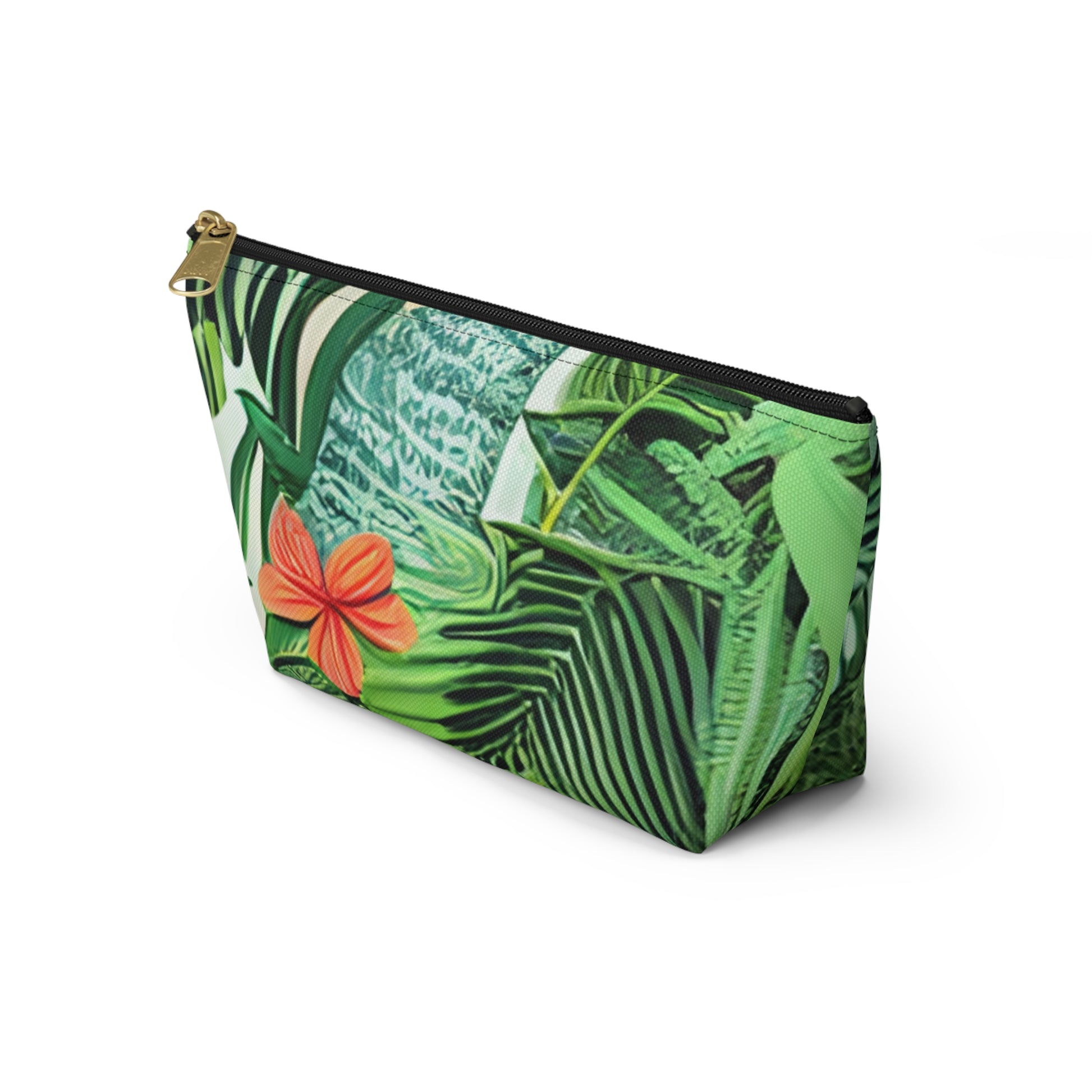 Jungle Zebra Art Accessory Pouch w T-bottom, Artsulli - Art is Long, Life is Short, Bags, , , , , , , 