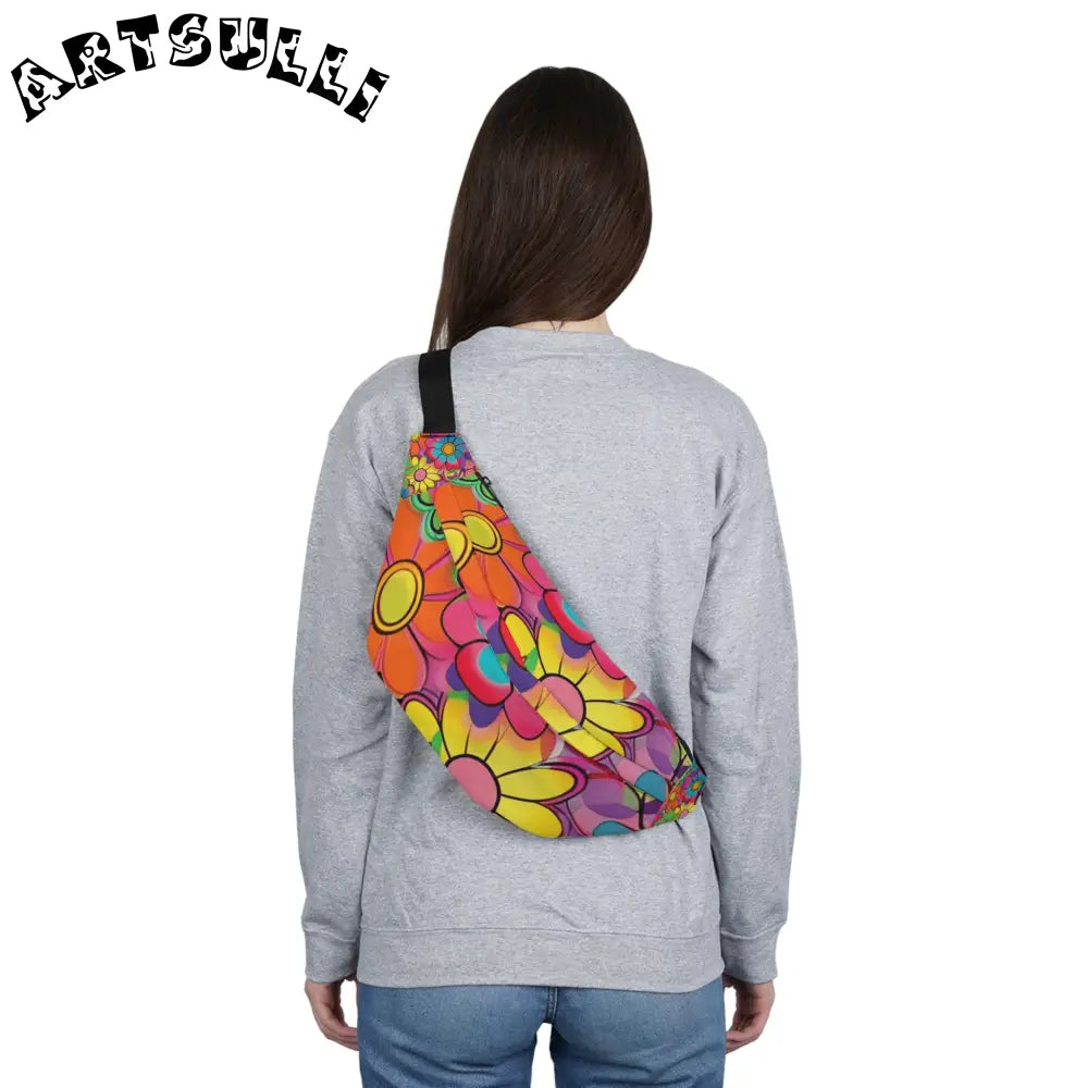 JAKKOUTTHEBXX Chromatic Daisy Dream Large Fanny Pack JAKKOUTTHEBXX