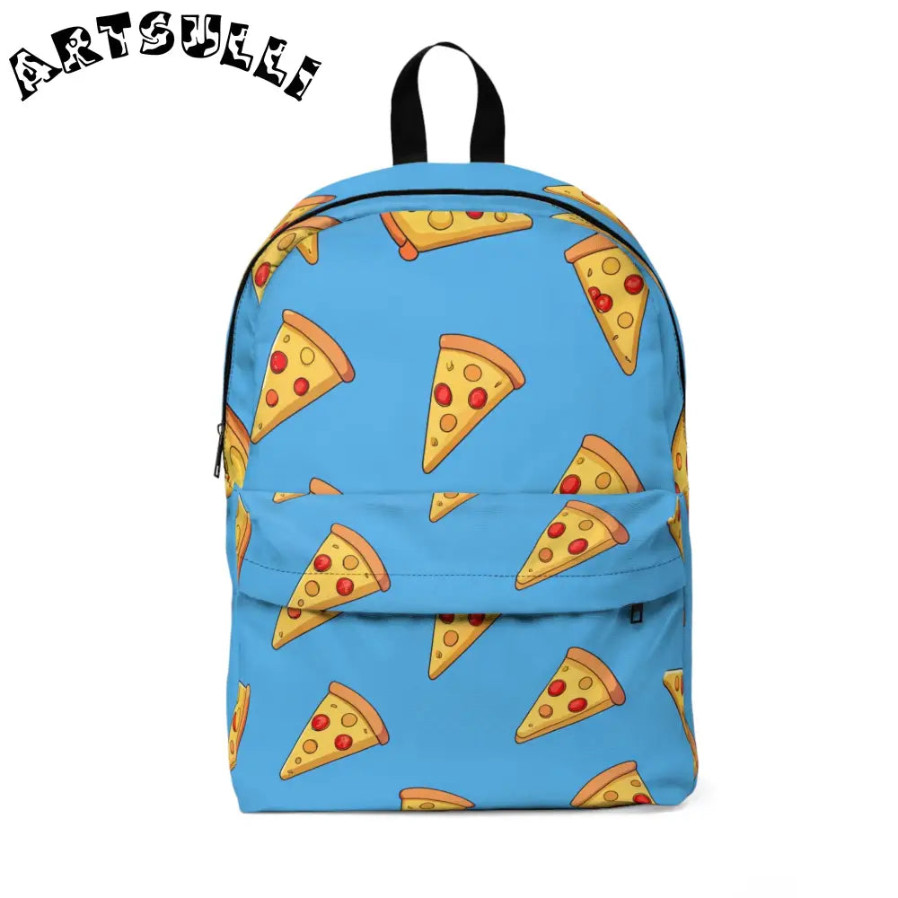 JAKKOUTTHEBXX Blue Pizza Dreamscape Unisex Classic Backpack