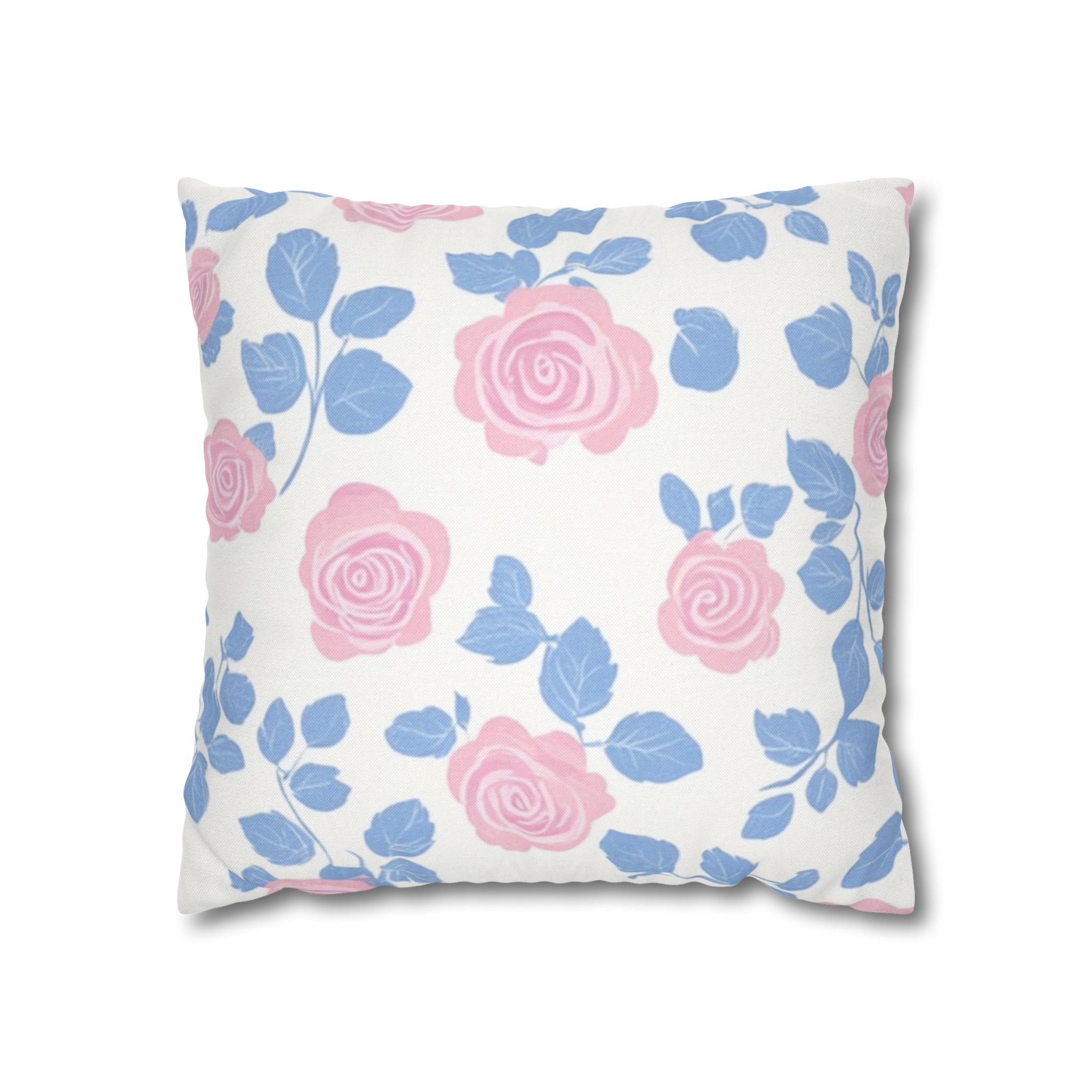 Spun Polyester Square Pillowcase