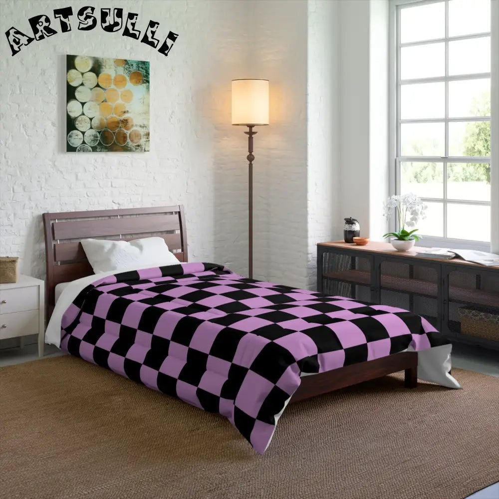 JAKKOUTTHEBXX Pixel Punk Vision Comforter JAKKOUTTHEBXX Artsulli