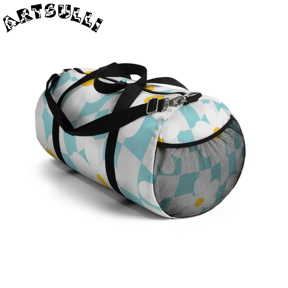 JAKKOUTTHEBXX Trippy Check Garden Duffel Bag JAKKOUTTHEBXX Artsulli