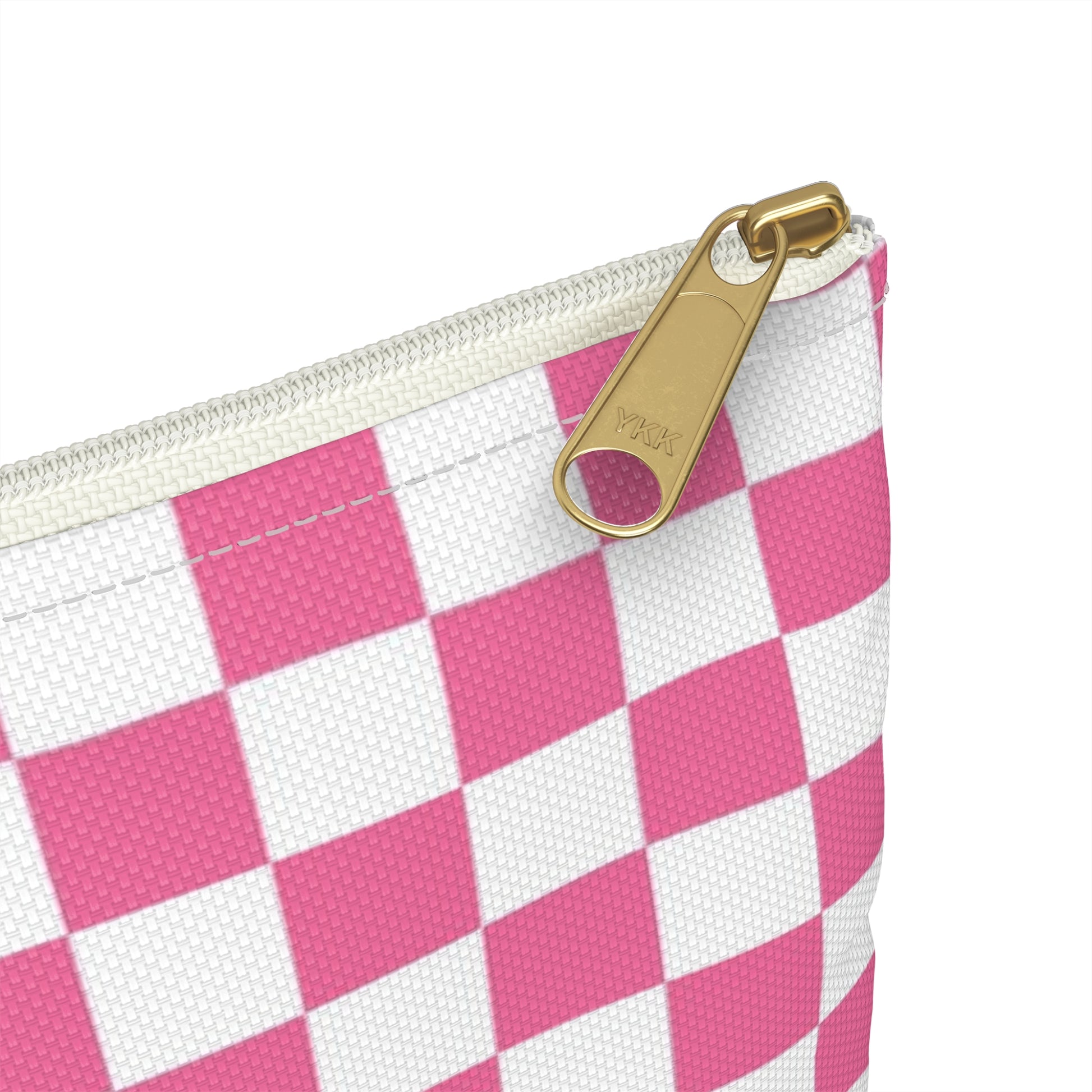 Yuyushiki Pink Check Accessory Pouch, Artsulli - Art is Long, Life is Short, Bags, , , , , , , 