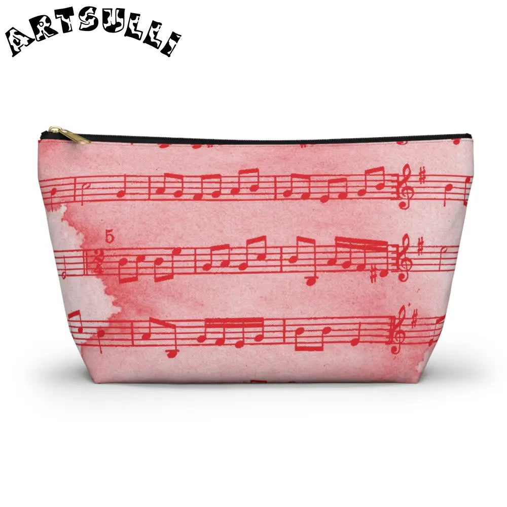 JAKKOUTTHEBXX Pink Music Note T-Bottom Pouch 2025
