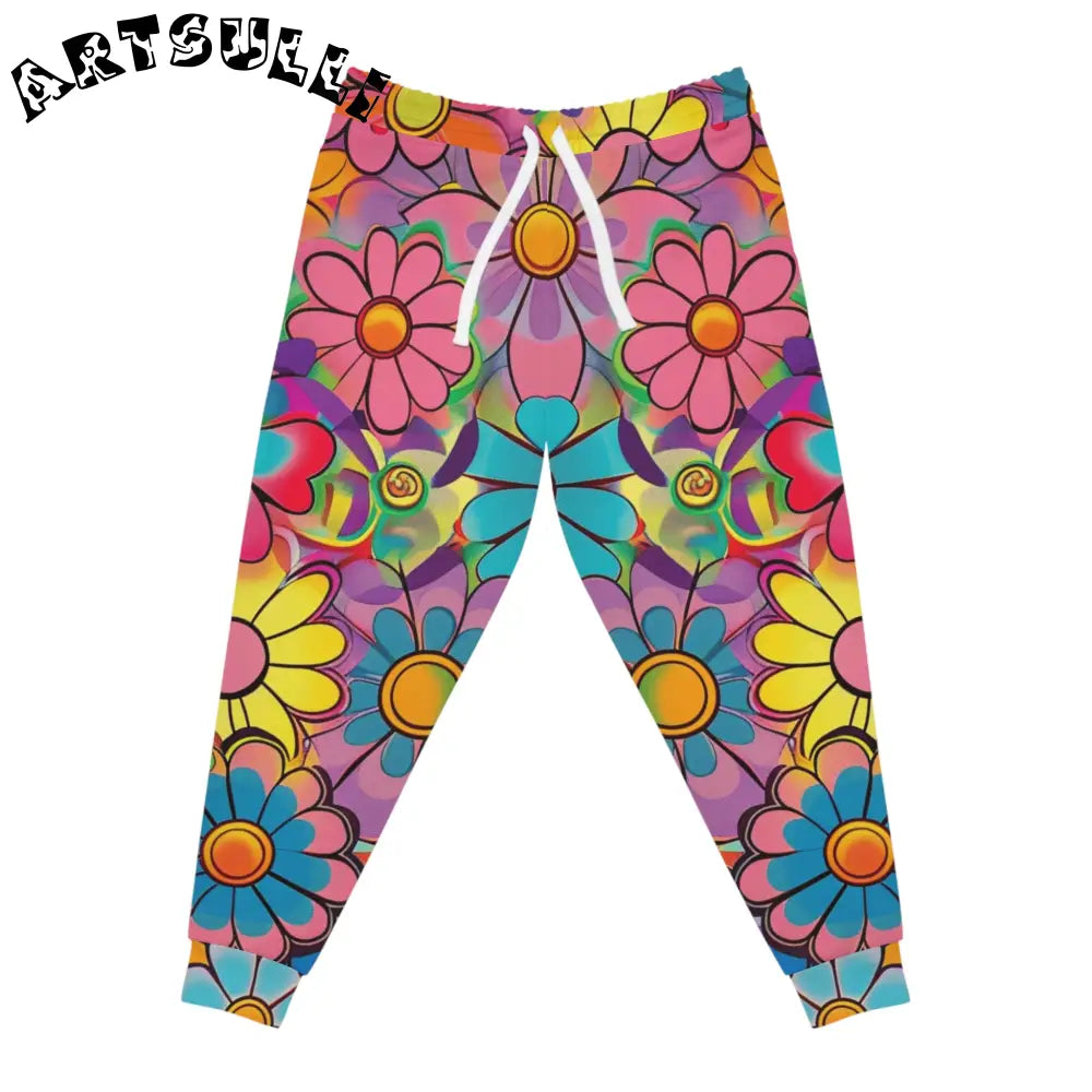 JAKKOUTTHEBXX Chromatic Daisy Dream Athletic Joggers (AOP)