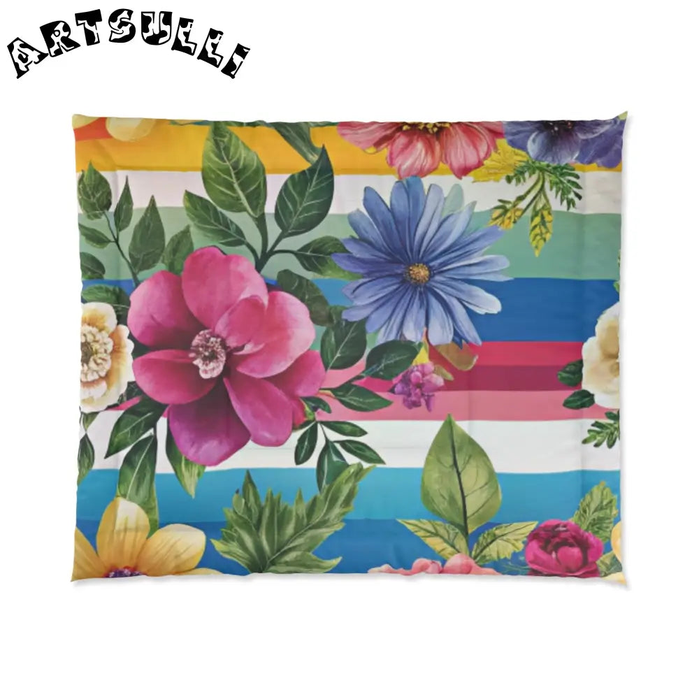 JAKKOUTTHEBXX Cozy Floral Pattern Blanket 2025