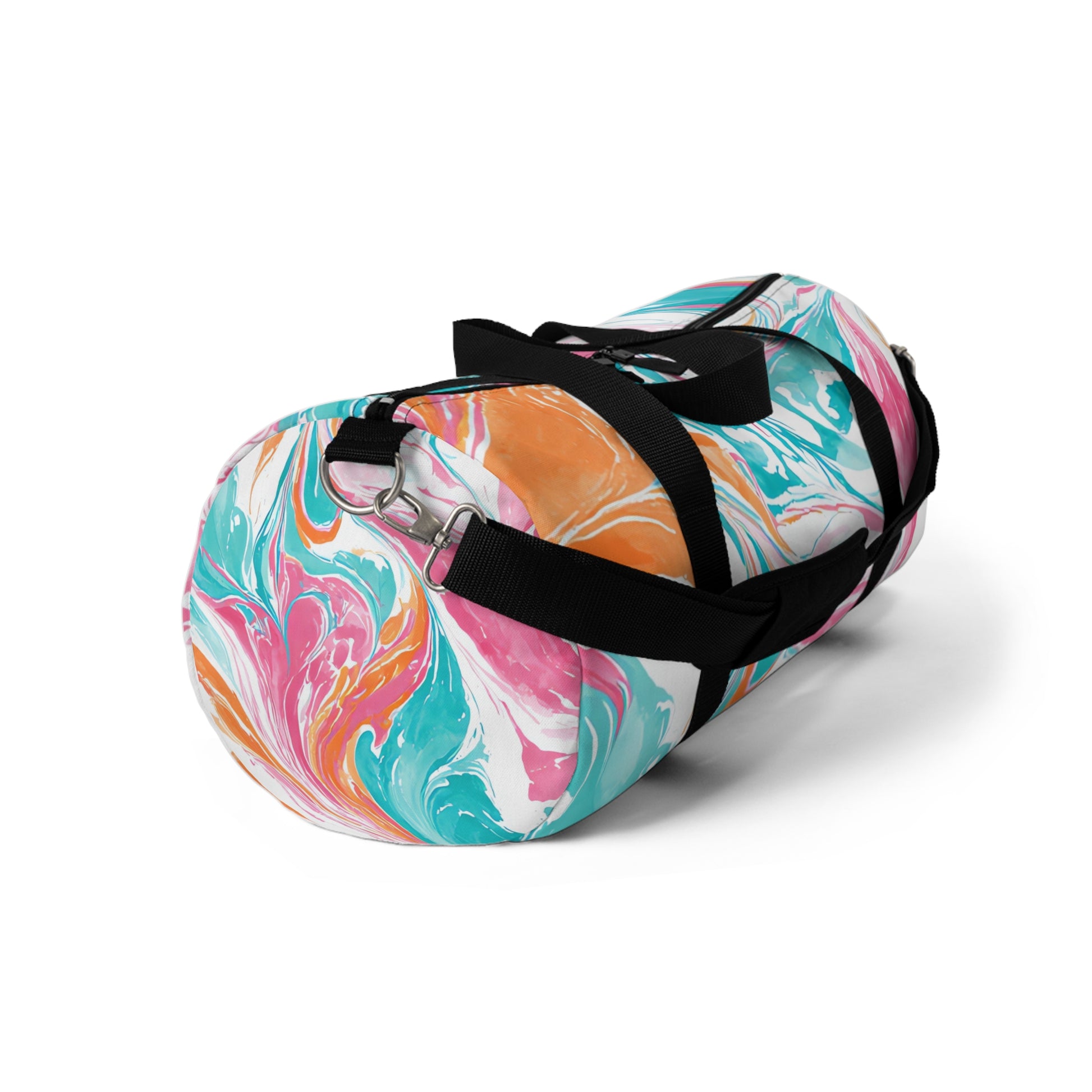 Liquid Pastel Spill Multi-Color Duffel Bag, Artsulli - Art is Long, Life is Short, Bags, , , , , , , 