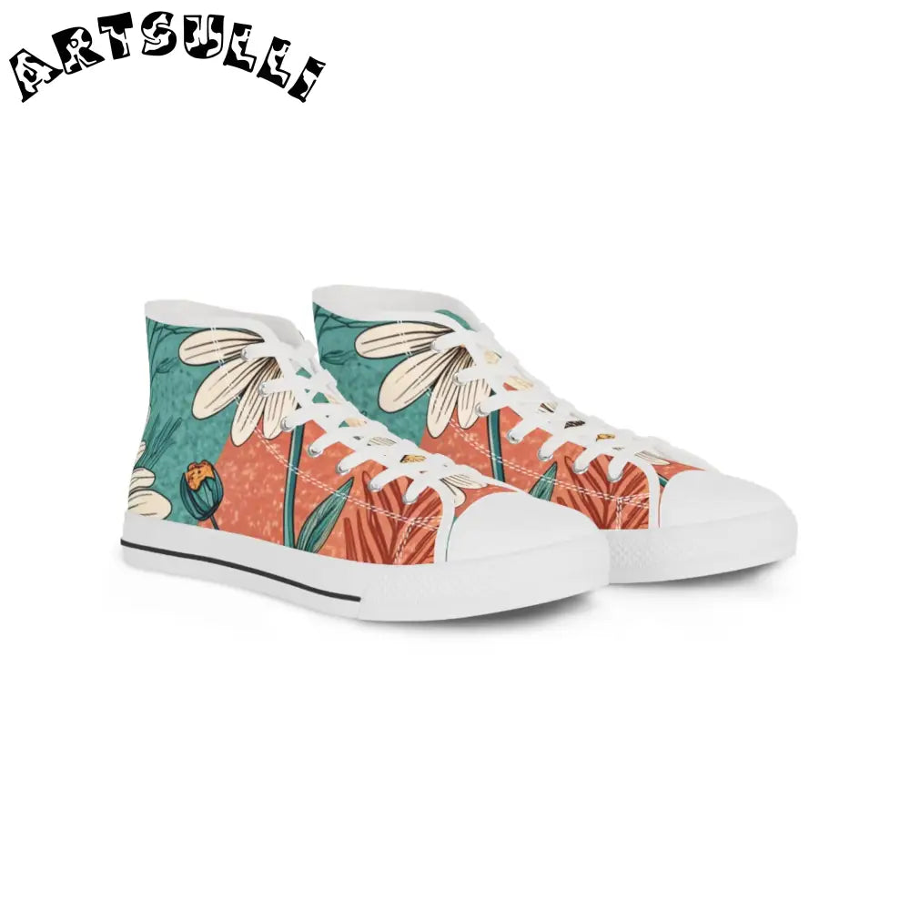 JAKKOUTTHEBXX Retro Daisy Dream Men’s High Top Sneakers