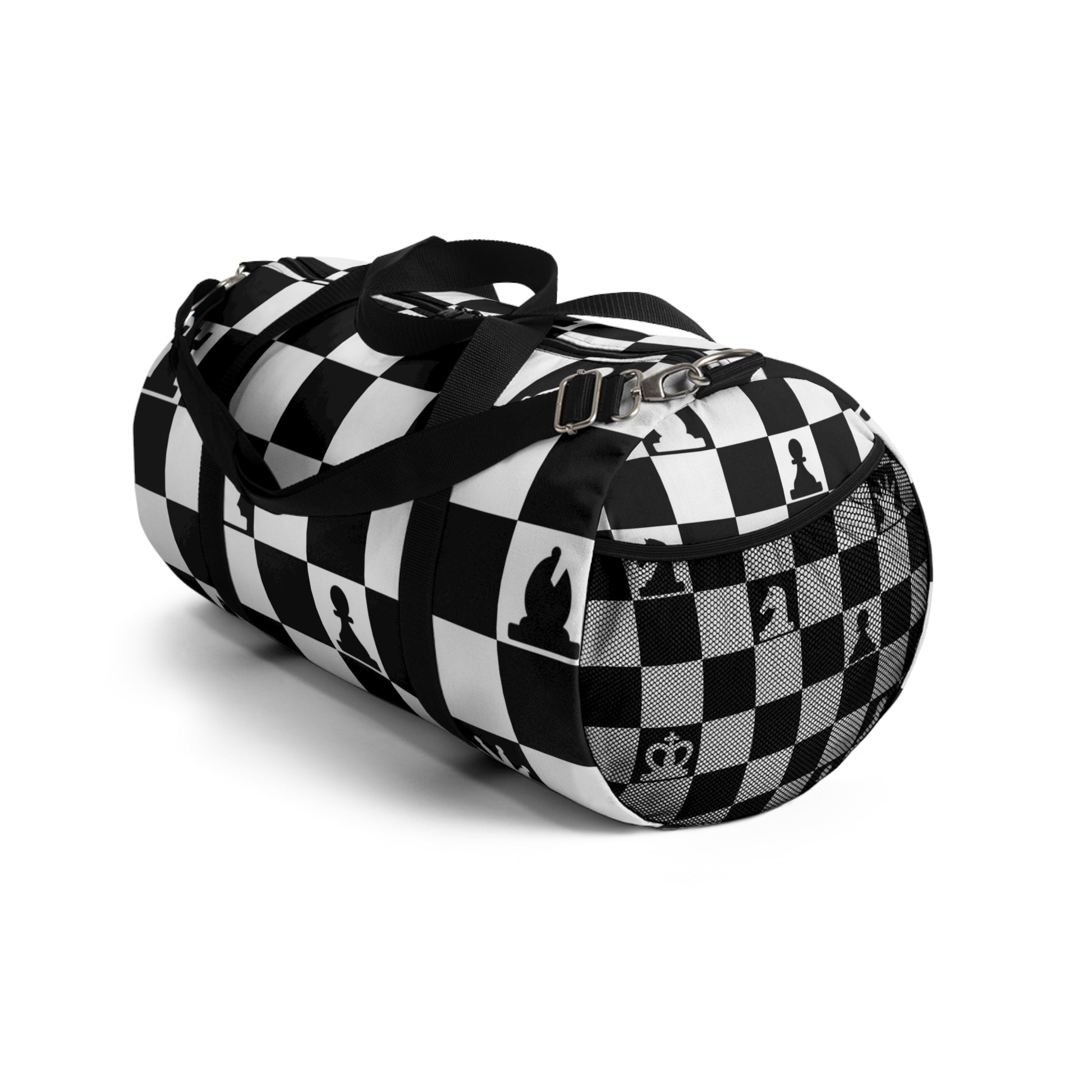 Battlements Chess Duffel Bag, Artsulli - Art is Long, Life is Short, Bags, , , , , , , 