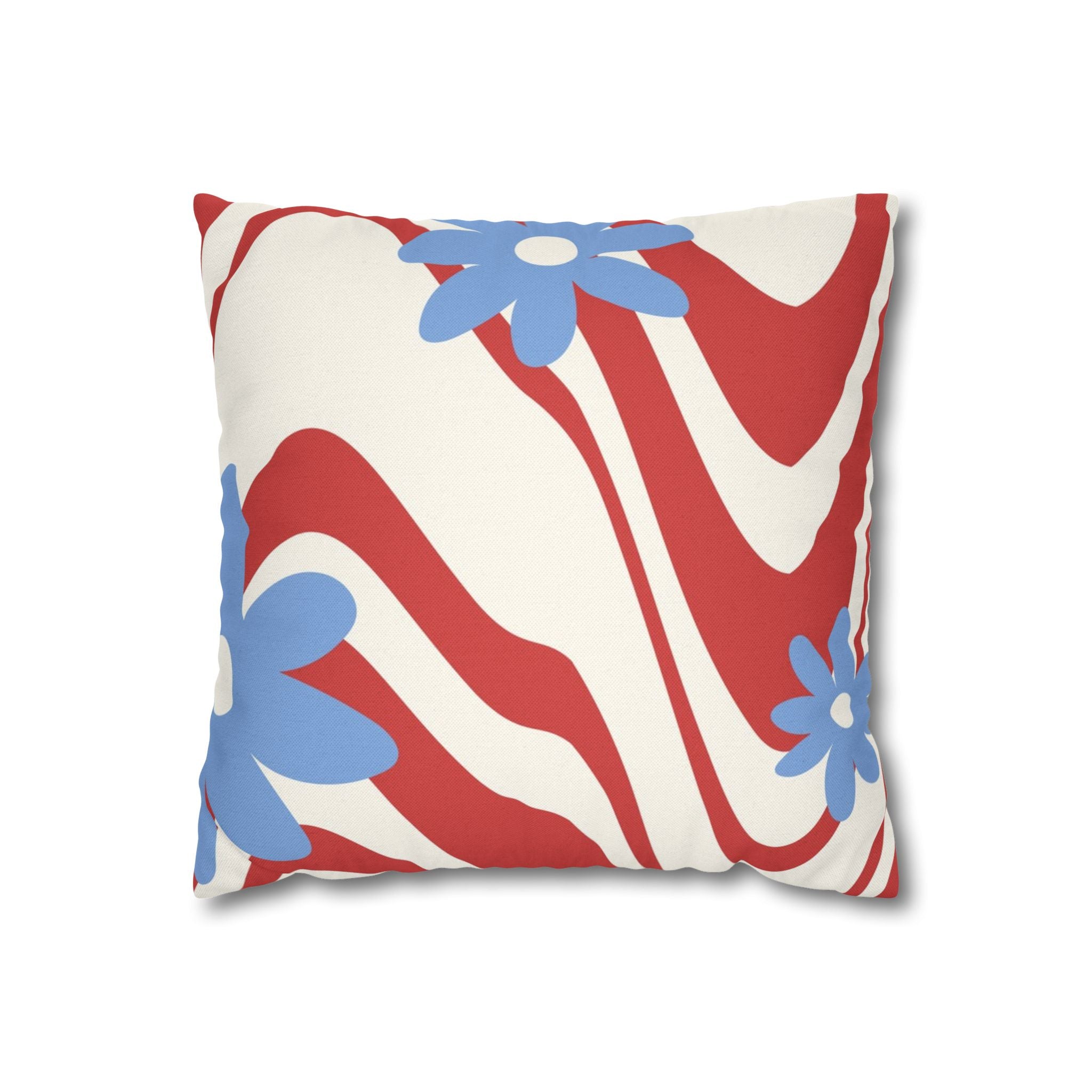 Spun Polyester Square Pillowcase