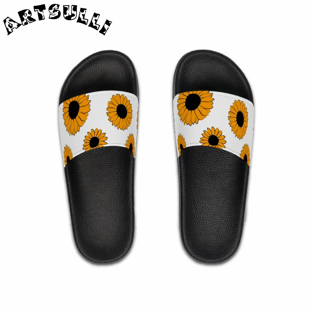 JAKKOUTTHEBXX Sunflowers Men’s Slide Sandals JAKKOUTTHEBXX Artsulli