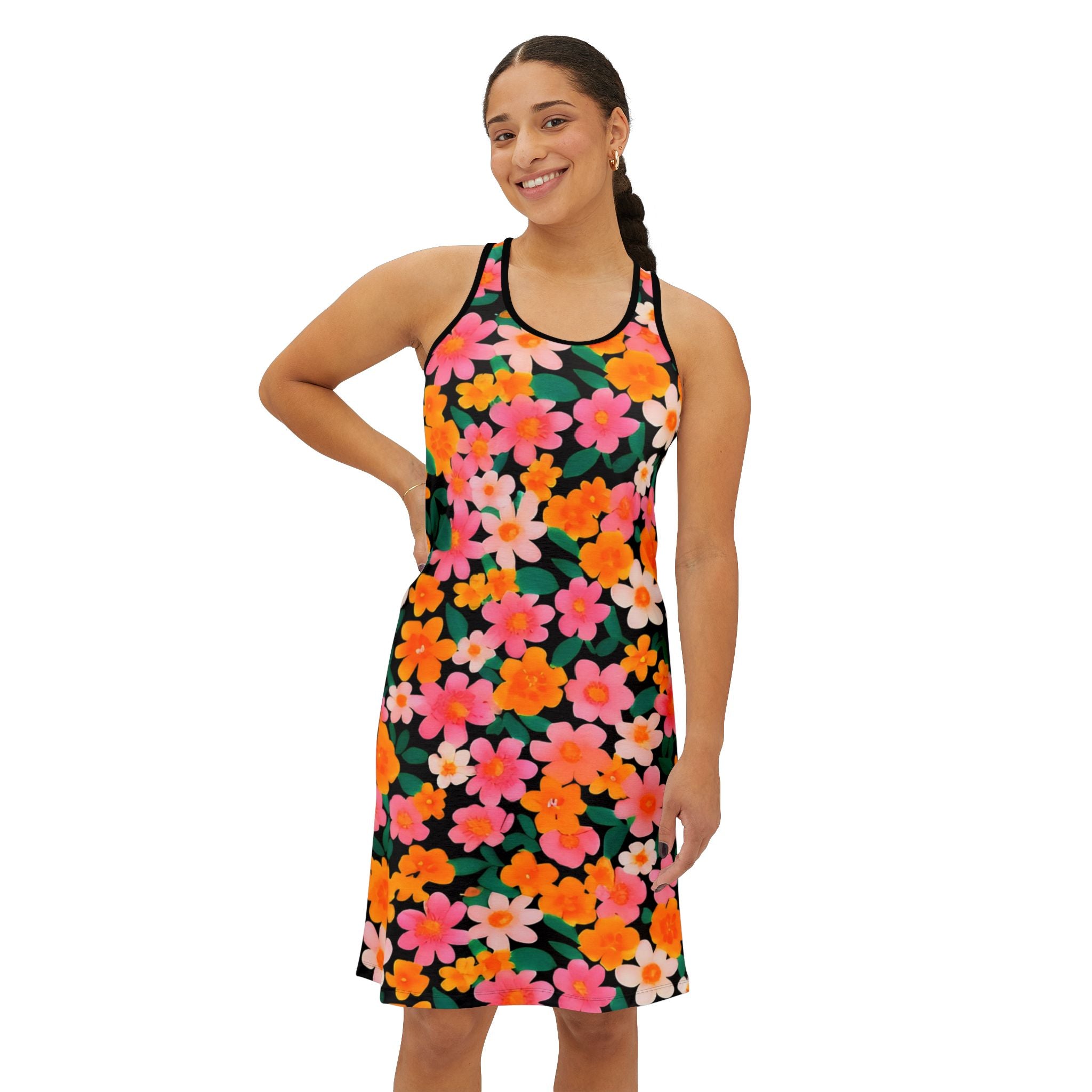 Women's Racerback Dress (AOP), Artsulli - Art is Long, Life is Short, Tank Top, , , , , , , 