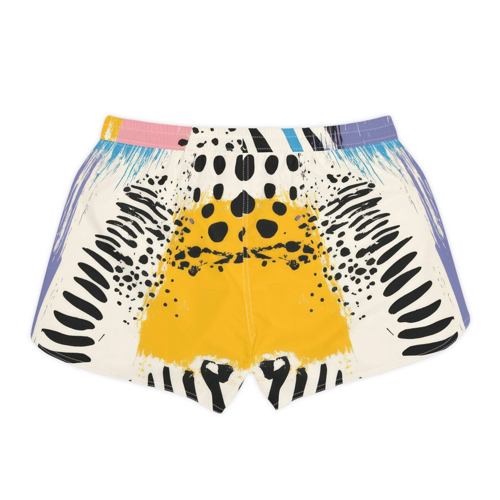 Rae Zebra Rhapsody II Women's Casual Shorts (AOP), Artsulli - Art is Long, Life is Short, All Over Prints, , , , , , , 