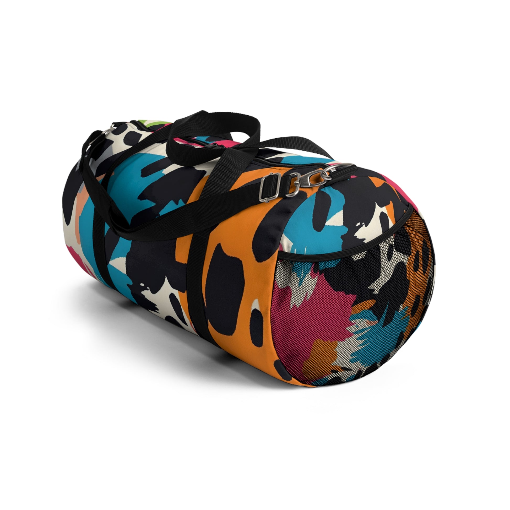 Wild Brush Strokes x Animal Print Multi-Color Duffel Bag, Artsulli - Art is Long, Life is Short, Bags, , , , , , , 
