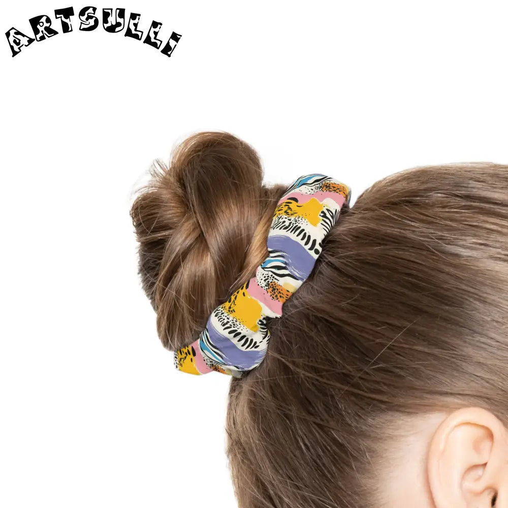 JAKKOUTTHEBXX Rae Zebra Rhapsody Scrunchie JAKKOUTTHEBXX Artsulli