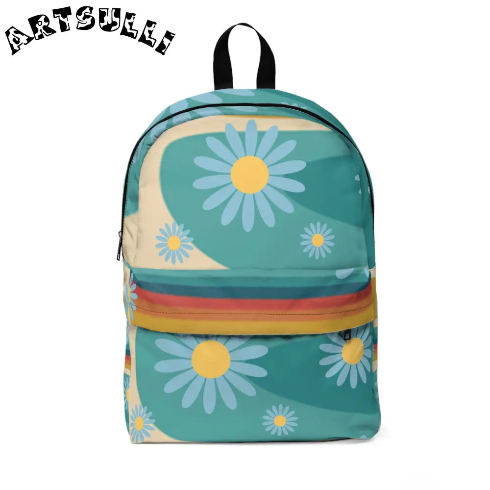 JAKKOUTTHEBXX Psychedelic Floral Hills Multi-Color Unisex Classic