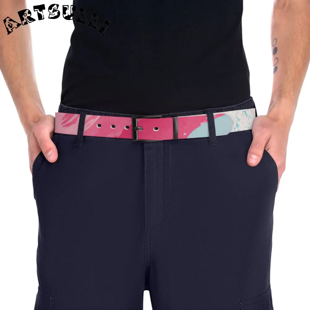 JAKKOUTTHEBXX The Great Pastelwave Pink and Blue Belt JAKKOUTTHEBXX