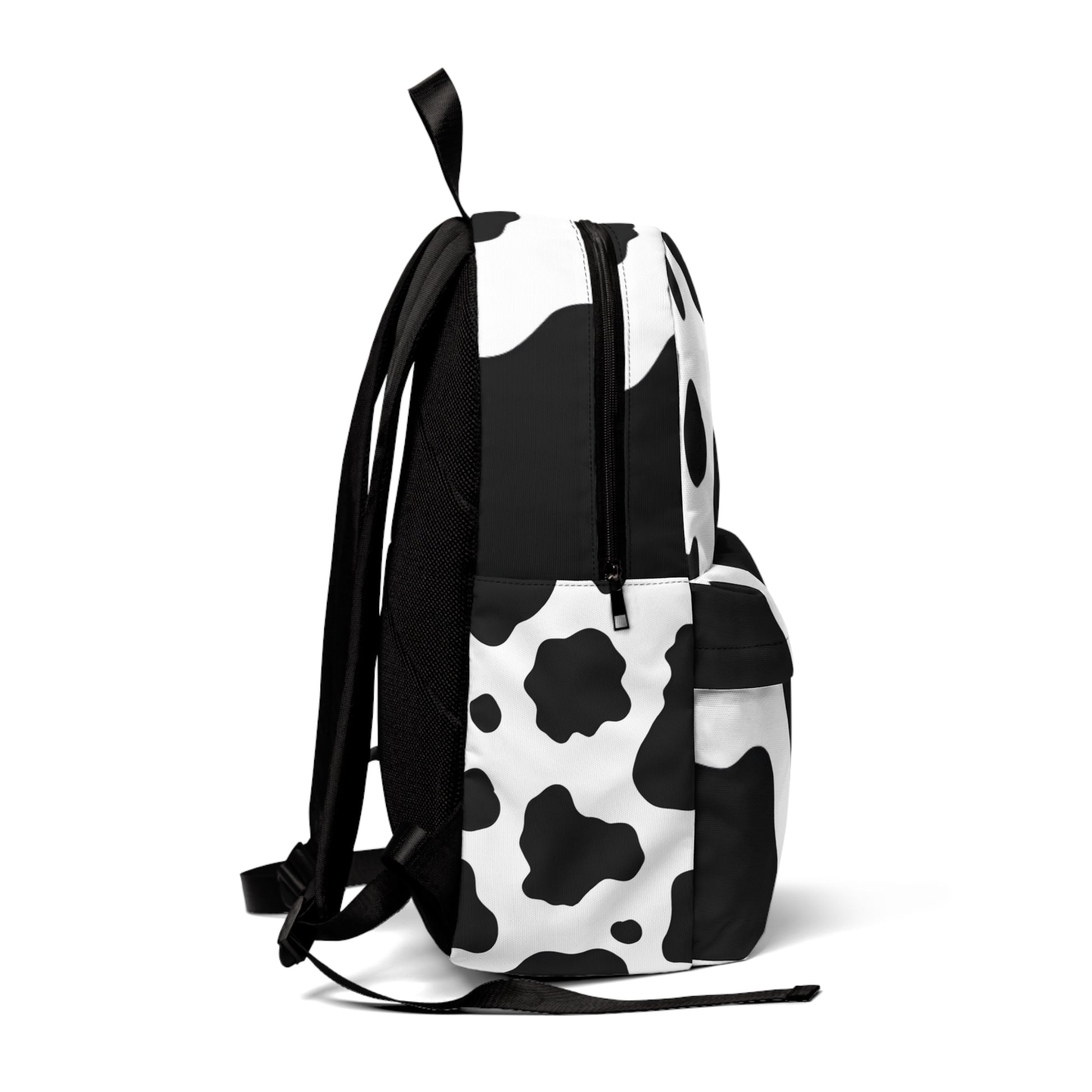 Cow Print Focus Unisex Classic Backpack, Artsulli - Art is Long, Life is Short, Bags, , , , , , , 