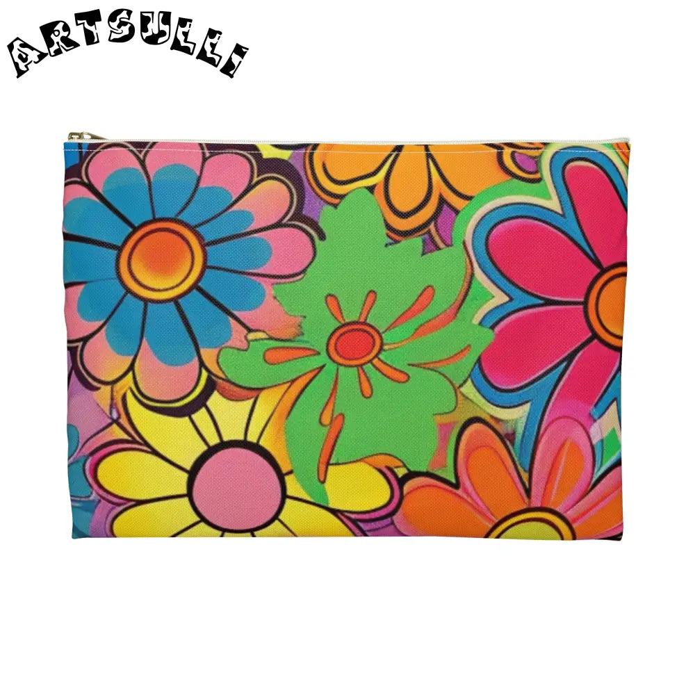 JAKKOUTTHEBXX Chromatic Daisy Dream Accessory Pouch JAKKOUTTHEBXX