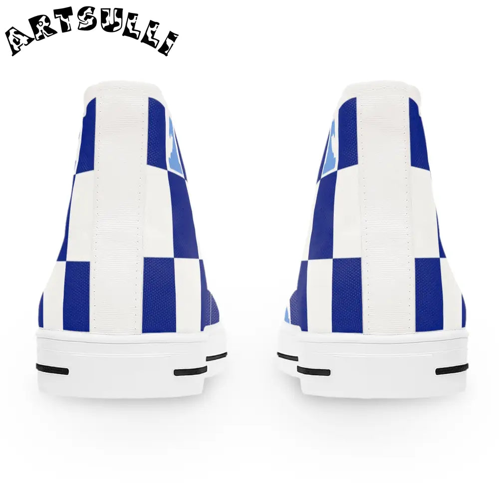 JAKKOUTTHEBXX Checkerboard Chess High Top Sneakers 2025