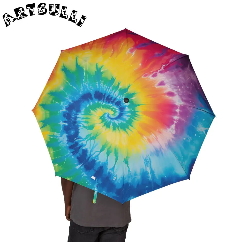 JAKKOUTTHEBXX Tie-Dye Rainbow Umbrella 2025
