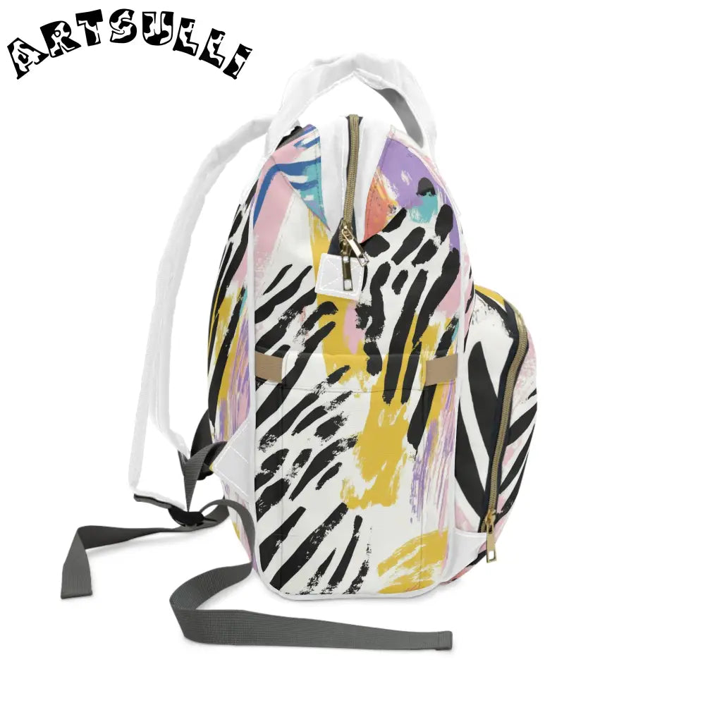 JAKKOUTTHEBXX Wild Zebra Stripes x Paint Brush Strokes Multi-Color