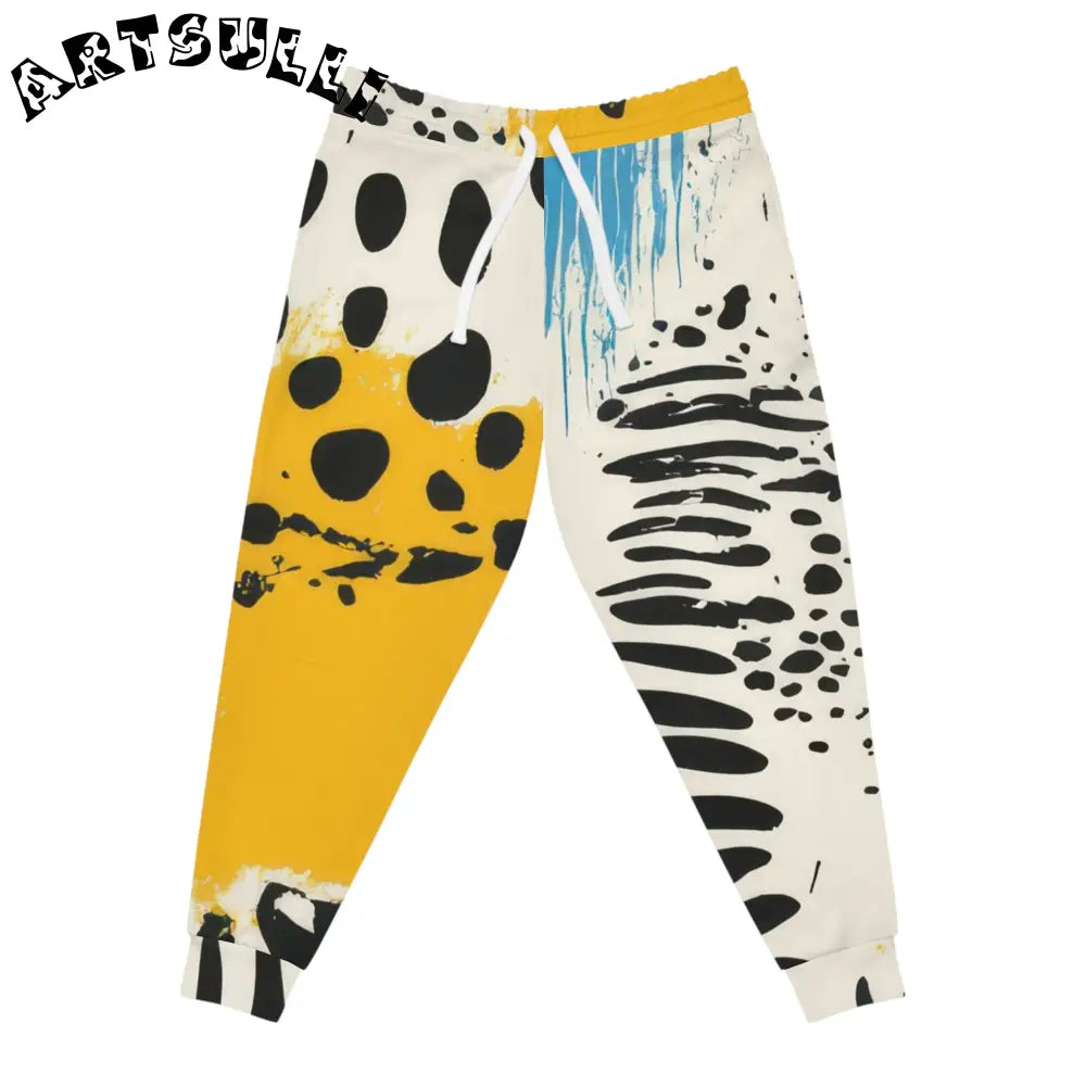 JAKKOUTTHEBXX Rae Zebra Rhapsody Athletic Joggers (AOP)