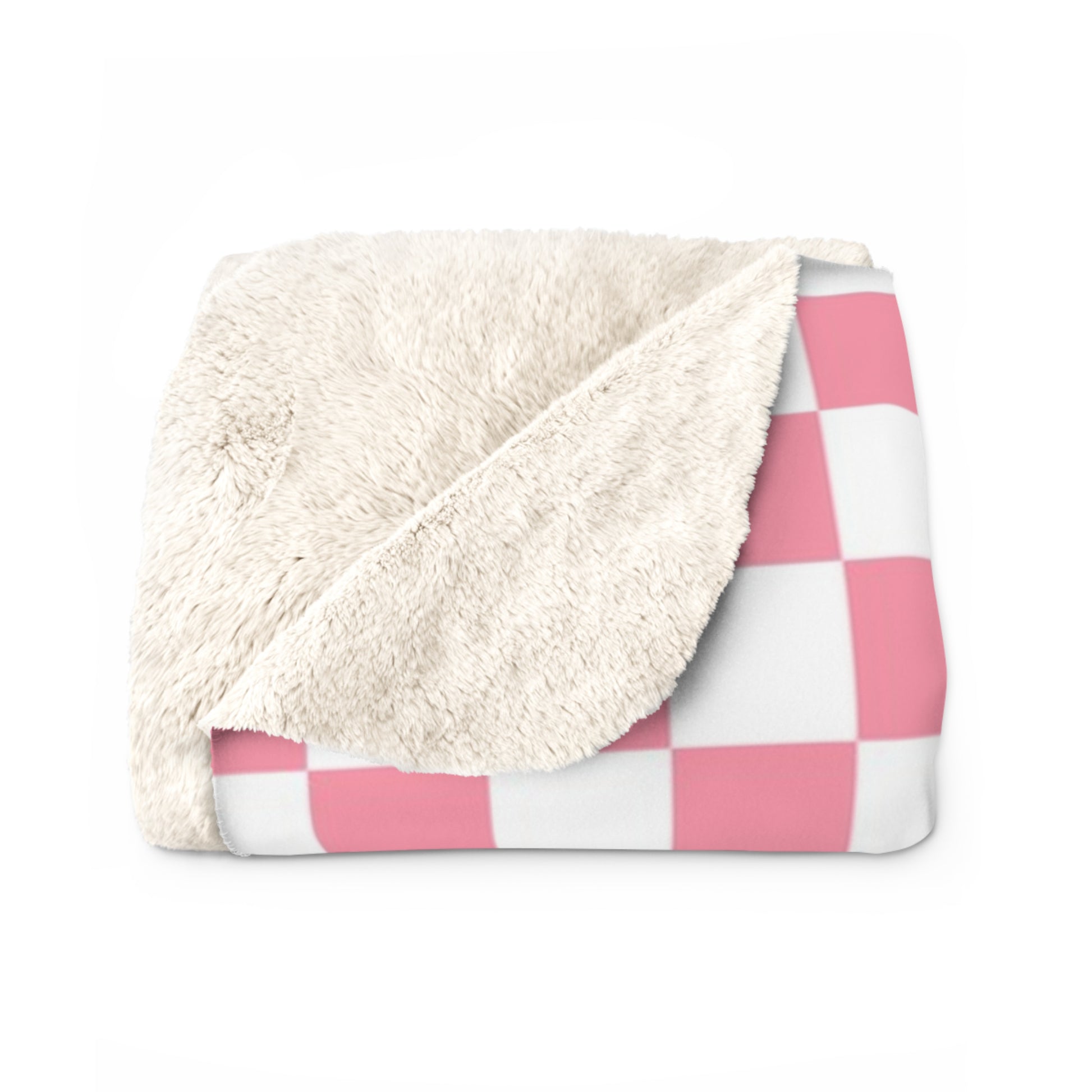 Brigandine Checkered Scene Sherpa Fleece Blanket, Artsulli - Art is Long, Life is Short, Home Decor, , , , , , , 
