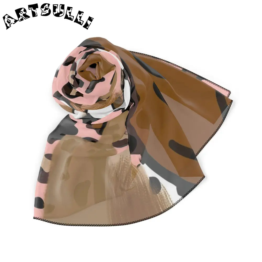 JAKKOUTTHEBXX Sutfin Ghosts Pop Art Poly Scarf JAKKOUTTHEBXX