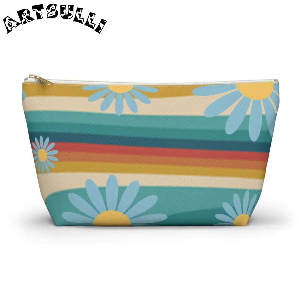 JAKKOUTTHEBXX Psychedelic Floral Hills Multi-Color Accessory Pouch w