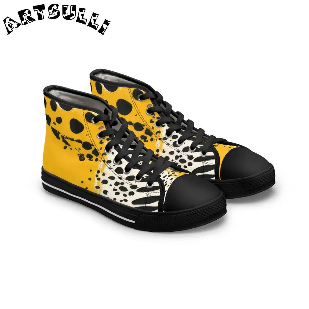 JAKKOUTTHEBXX Rae Zebra Rhapsody Women’s High Top Sneakers