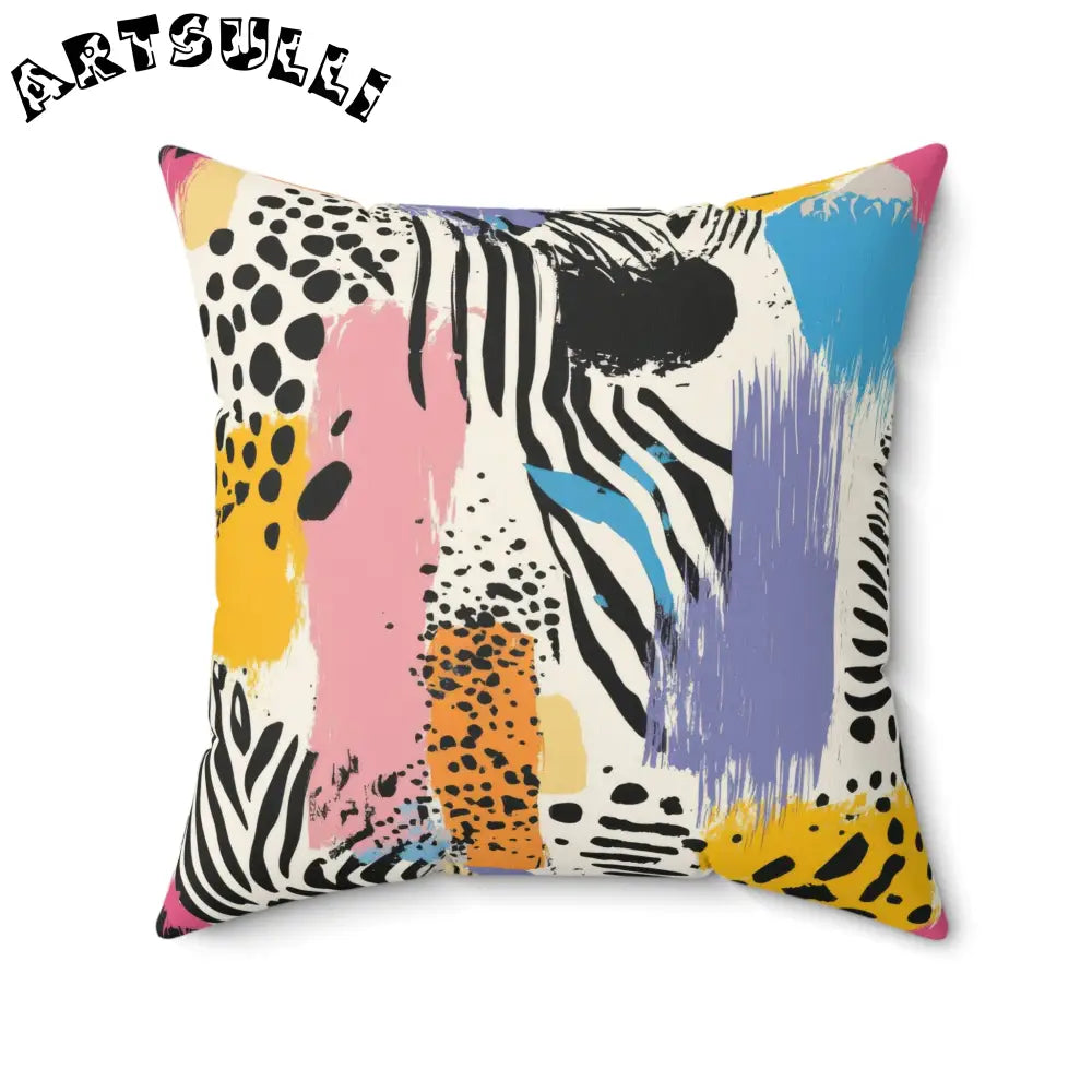 JAKKOUTTHEBXX Animal Print x Paint Brush Strokes Multi-Color Spun