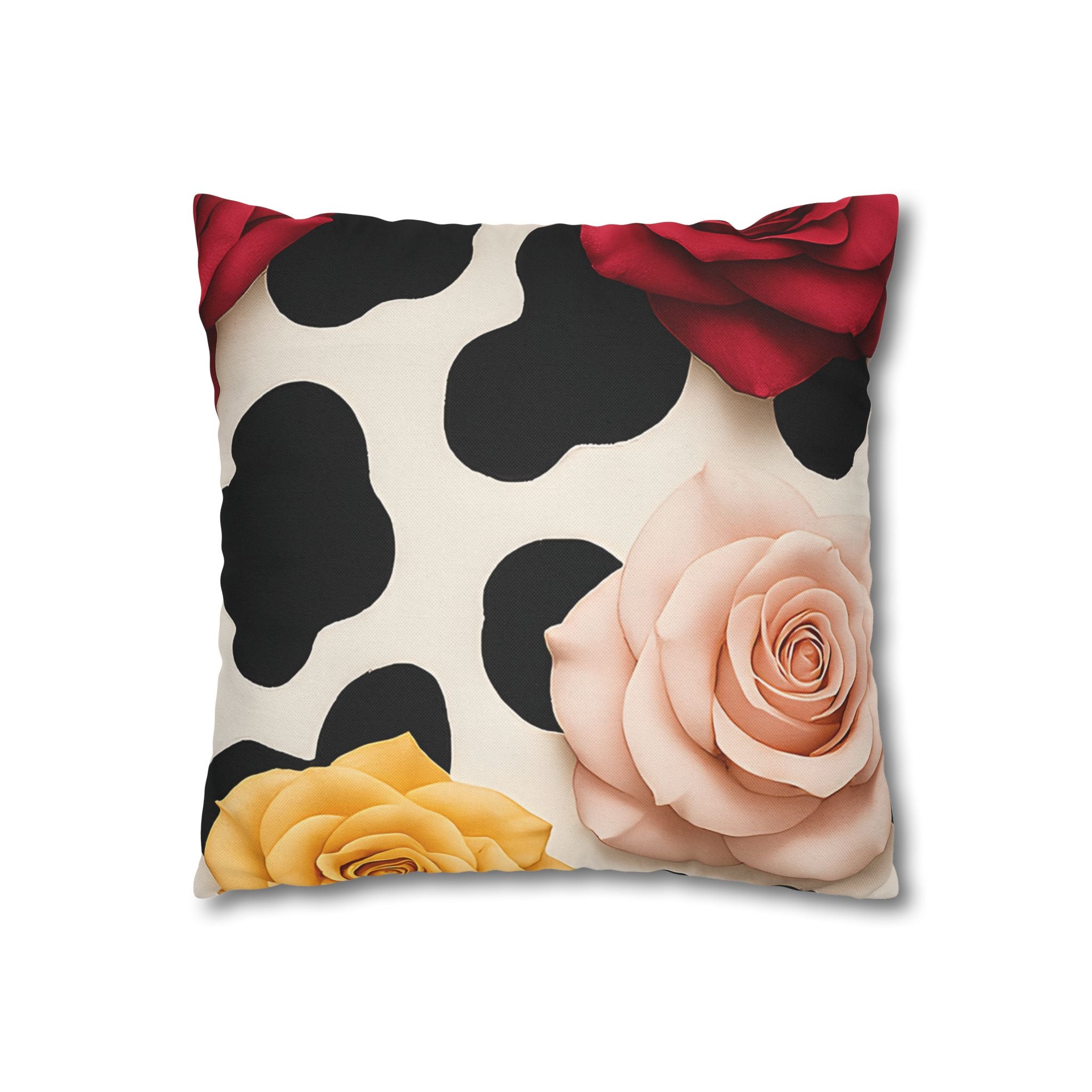 Spun Polyester Square Pillowcase, Artsulli - Art is Long, Life is Short, Home Decor, , , , , , , 