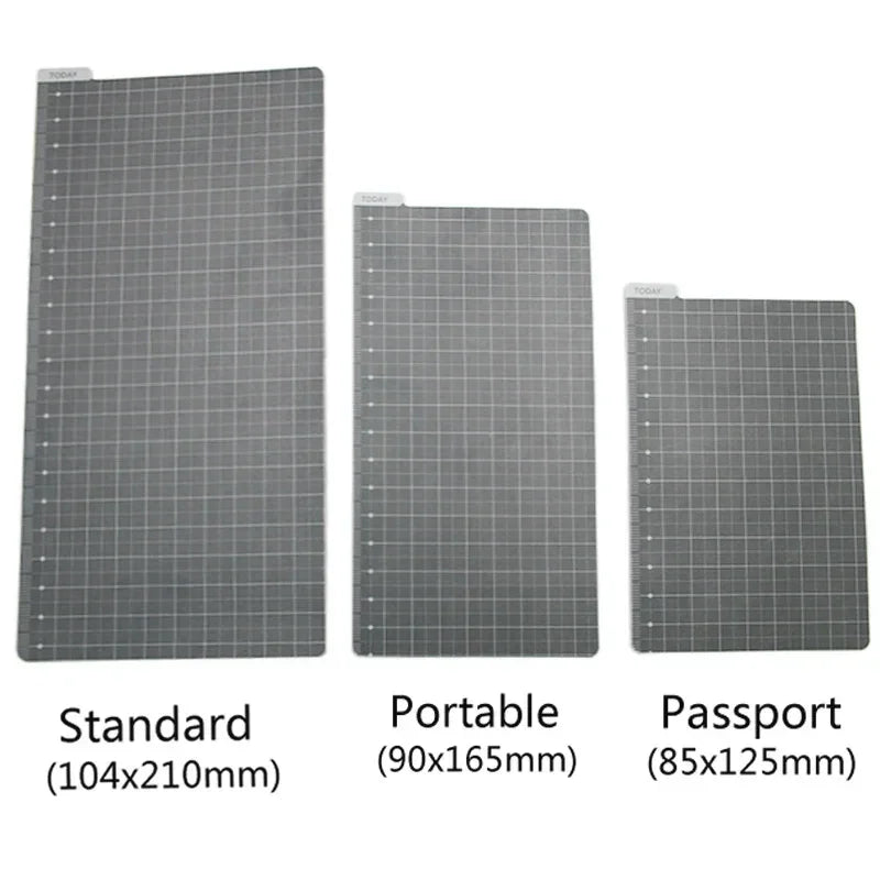 Buy The Best By Artsulli - Art is Long Life Short - Weeks Travelers Notebook A5 A6 Writing Mat Pad PVC Grid Sewing Cutting Mats Ruler Board