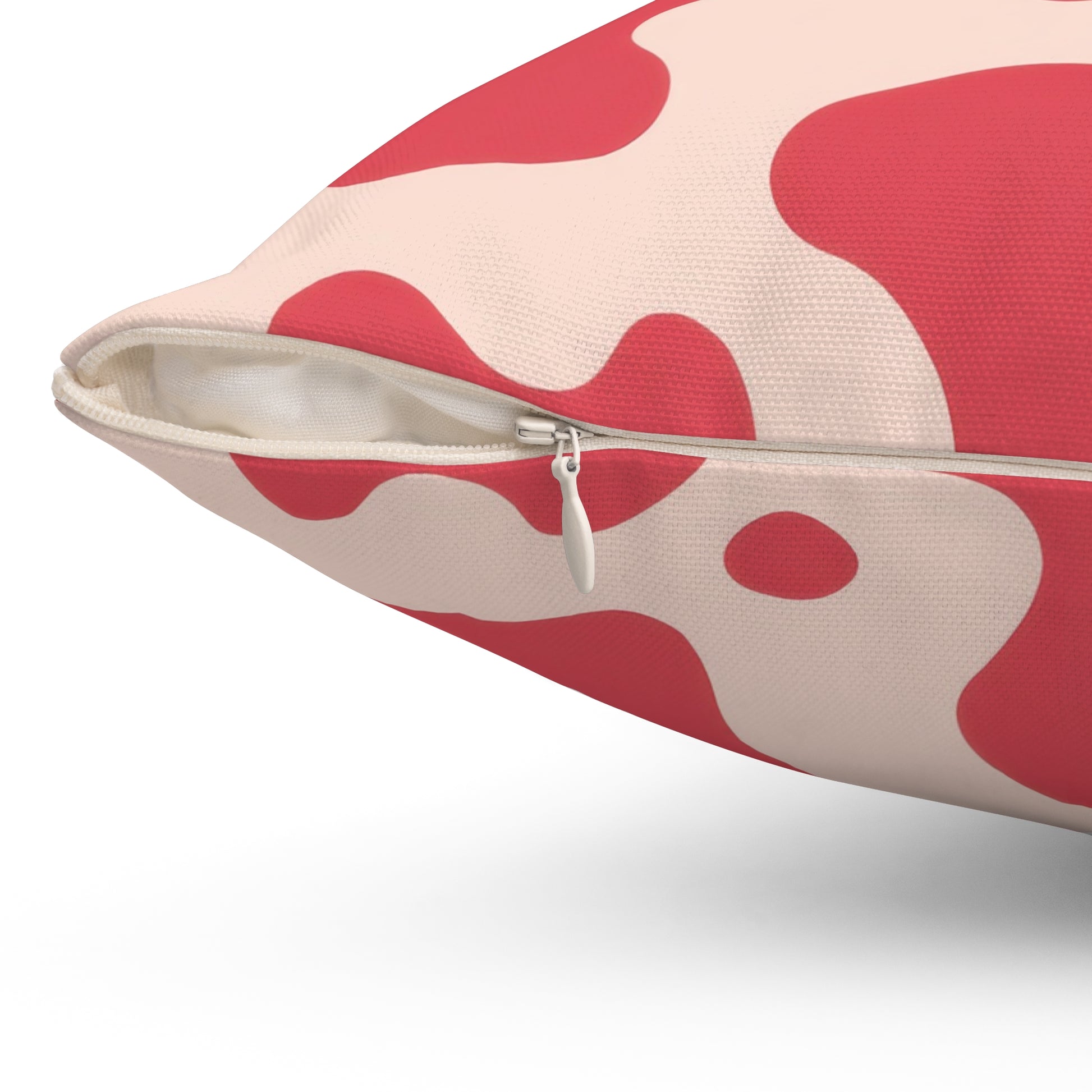 Copy of Red Jungle Cow Spun Polyester Square Pillow, Artsulli - Art is Long, Life is Short, Home Decor, , , , , , , 