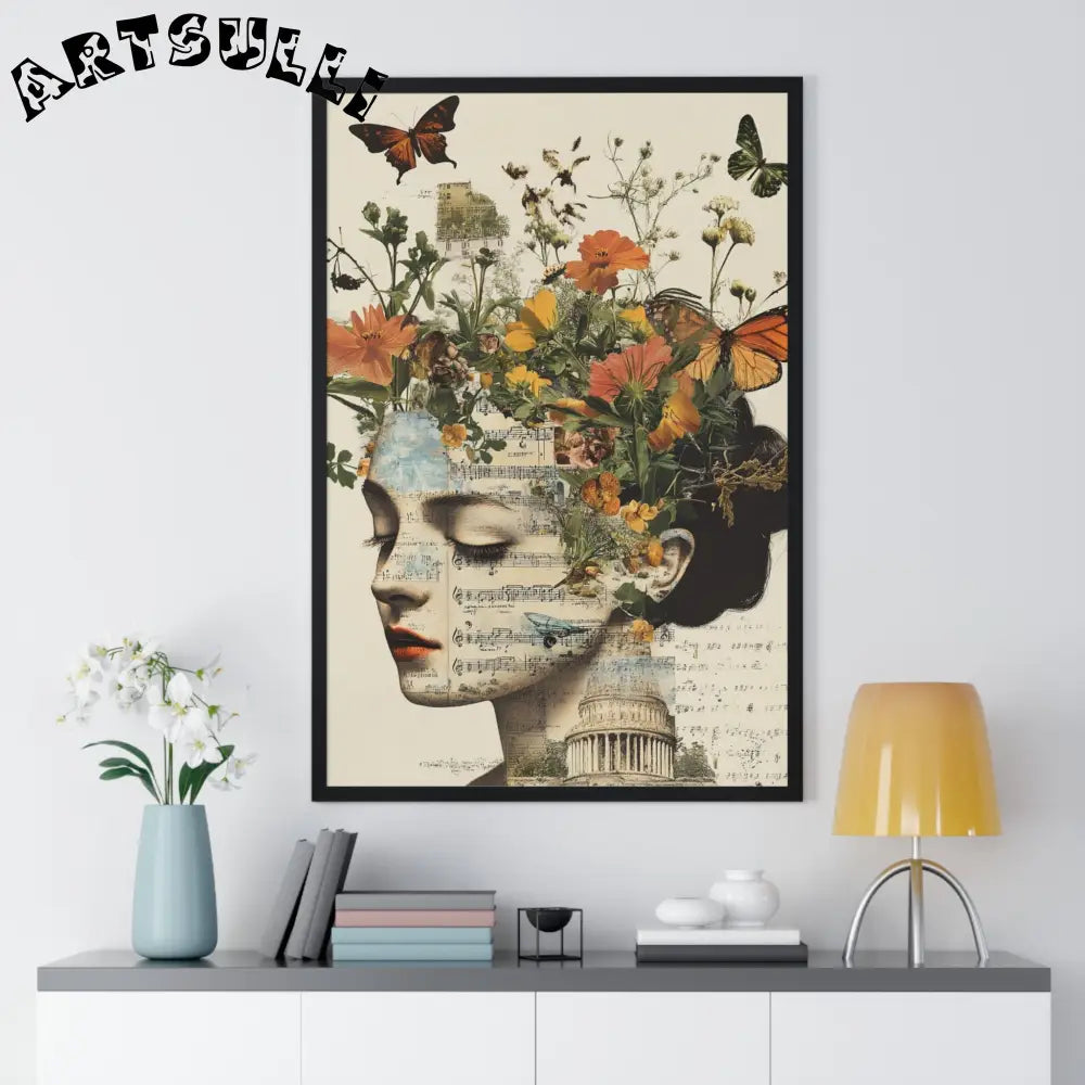 JAKKOUTTHEBXX Ethereal Muse Framed Art Printed Poster 2025