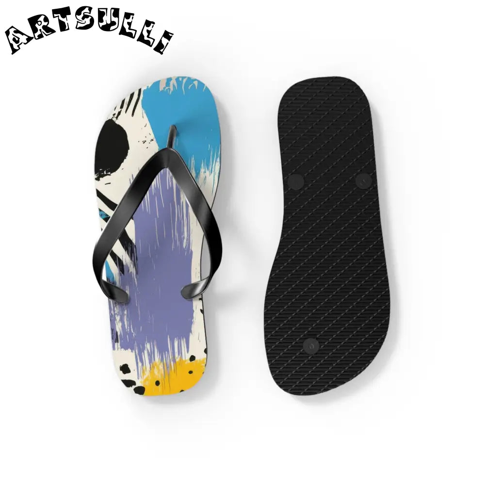 JAKKOUTTHEBXX Rae Zebra Rhapsody II Flip Flops JAKKOUTTHEBXX