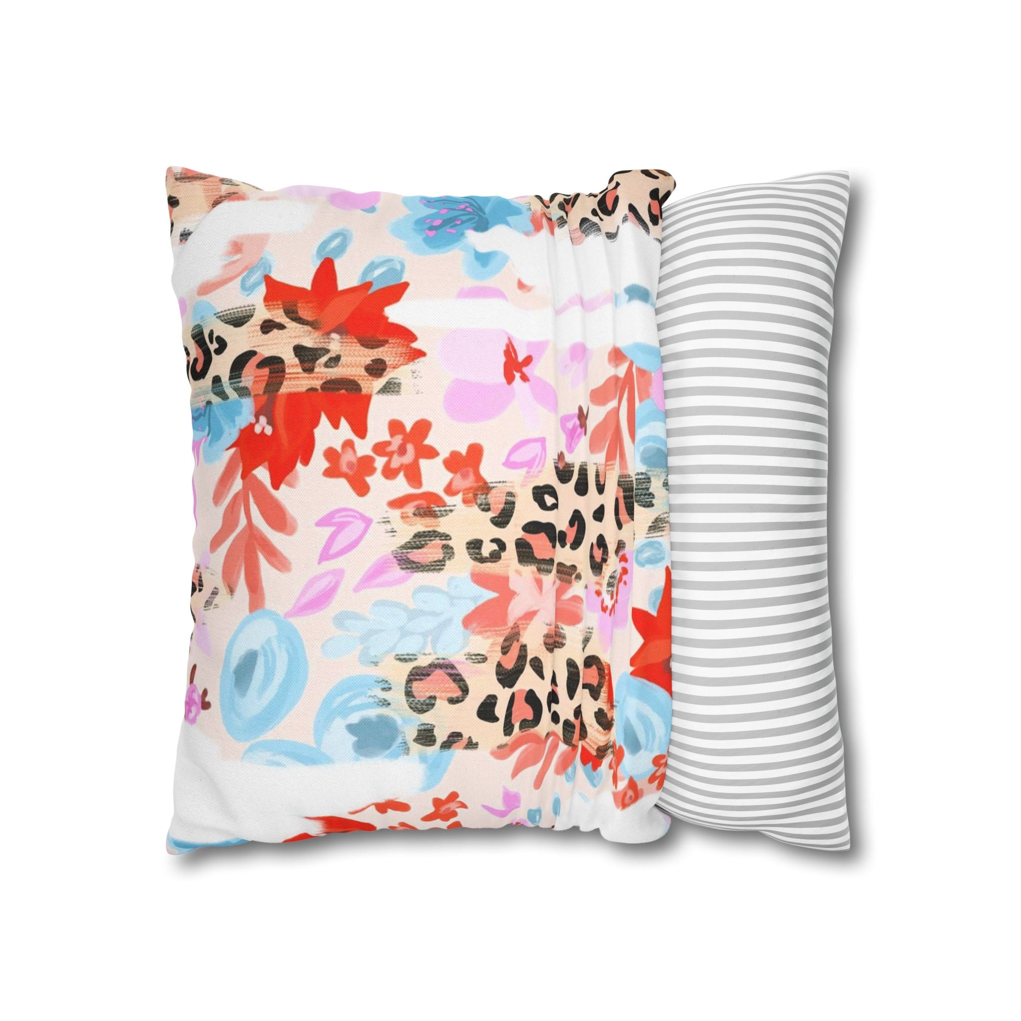 Spun Polyester Square Pillowcase