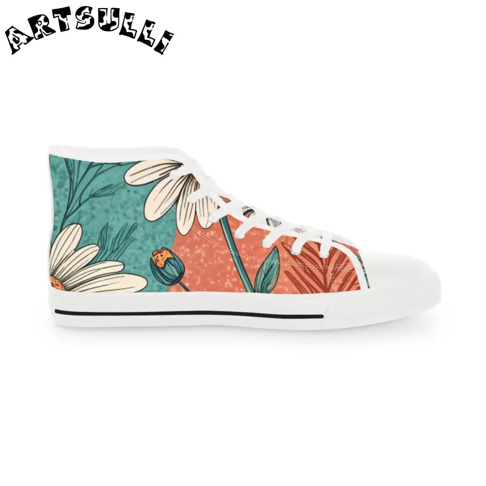 JAKKOUTTHEBXX Retro Daisy Dream Men’s High Top Sneakers
