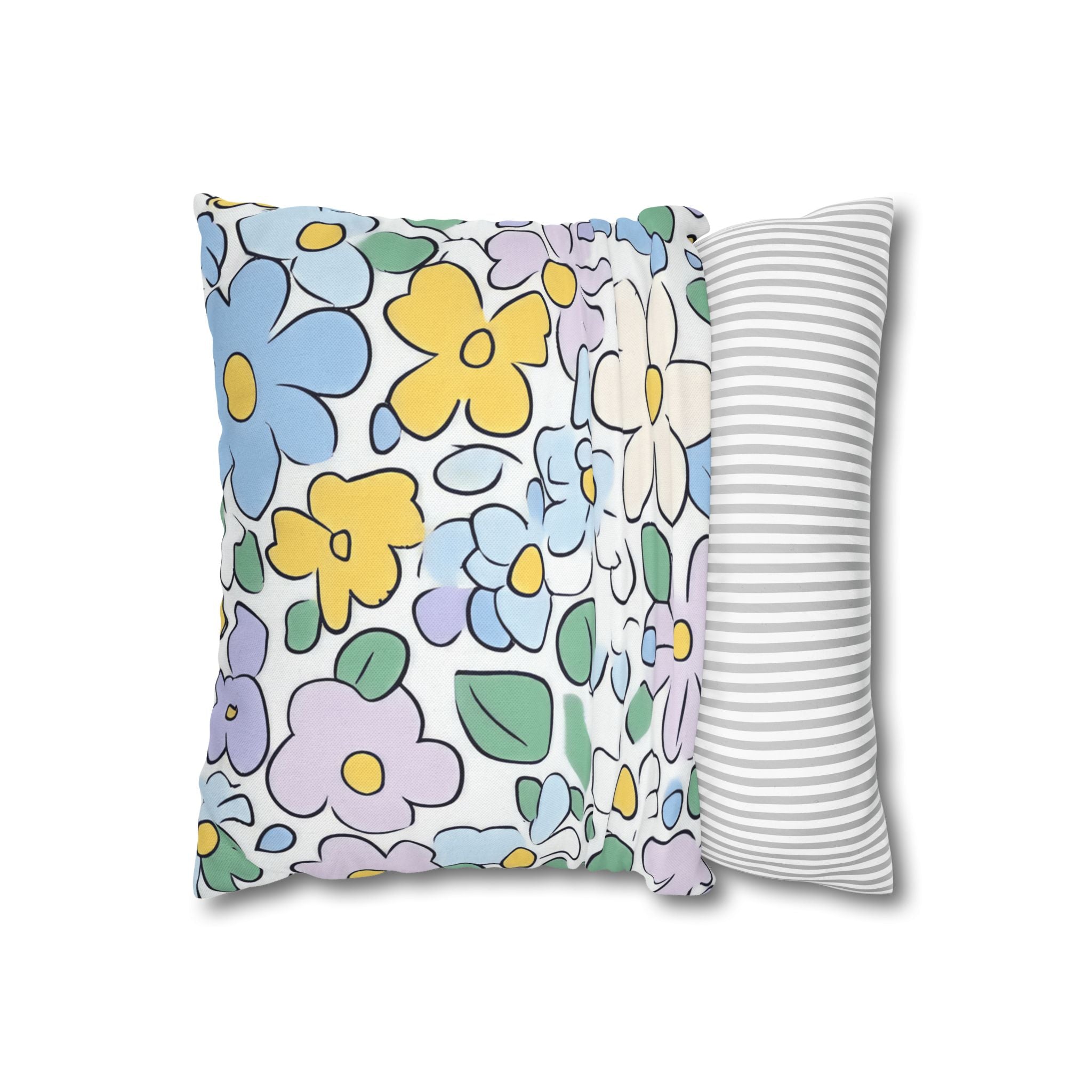 Spun Polyester Square Pillowcase