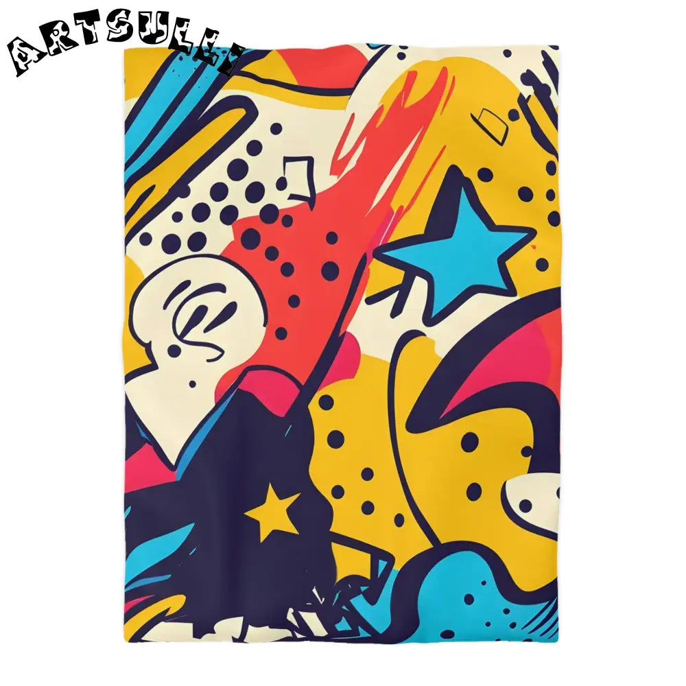 JAKKOUTTHEBXX Comic x Pop Art Microfiber Duvet Cover JAKKOUTTHEBXX