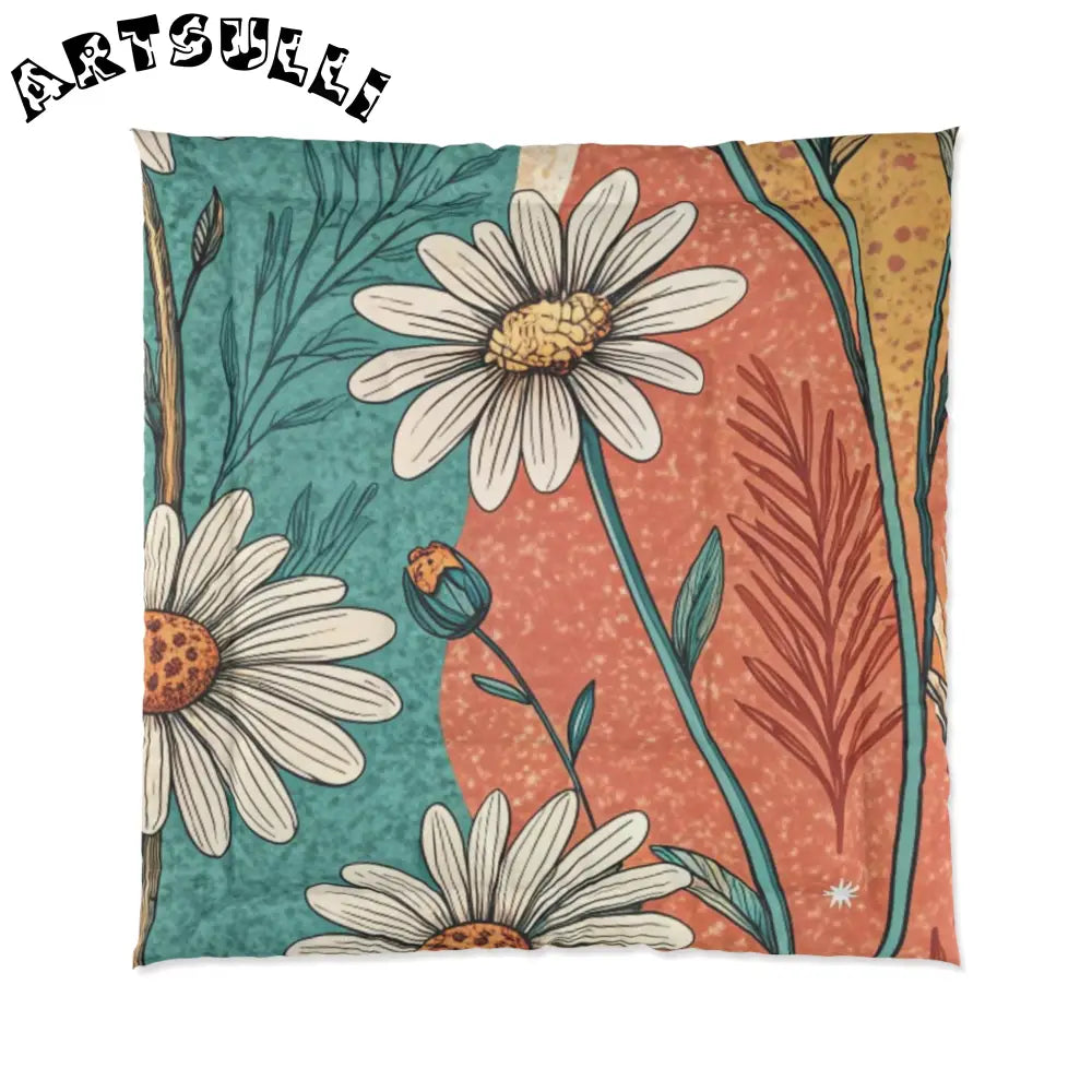 JAKKOUTTHEBXX Retro Daisy Dream Comforter JAKKOUTTHEBXX Artsulli