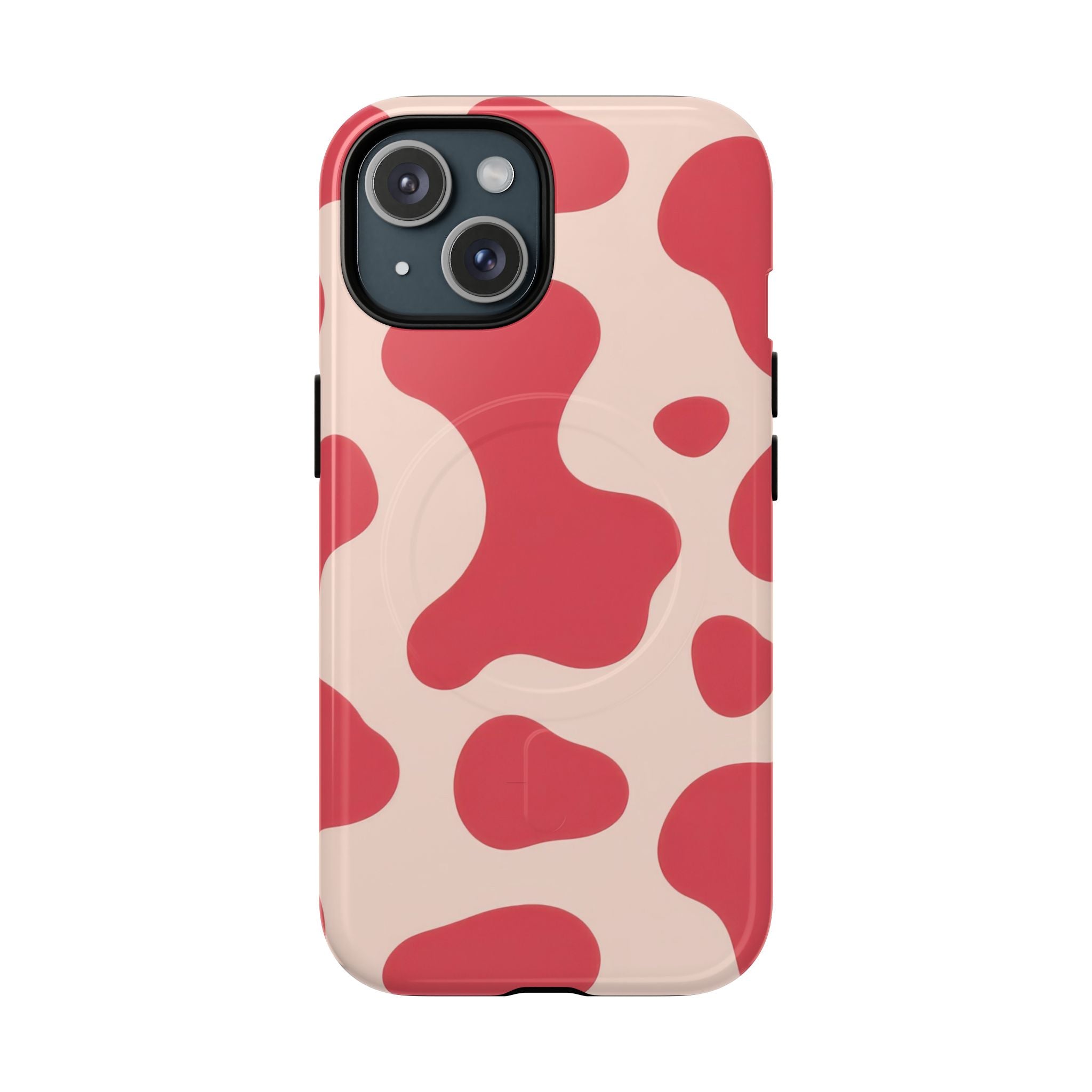 Red Jungle Cow Tough Magnetic Cases, Artsulli - Art is Long, Life is Short, Phone Case, Size, iPhone 15, Surface, Glossy, , , 79889857278230060245